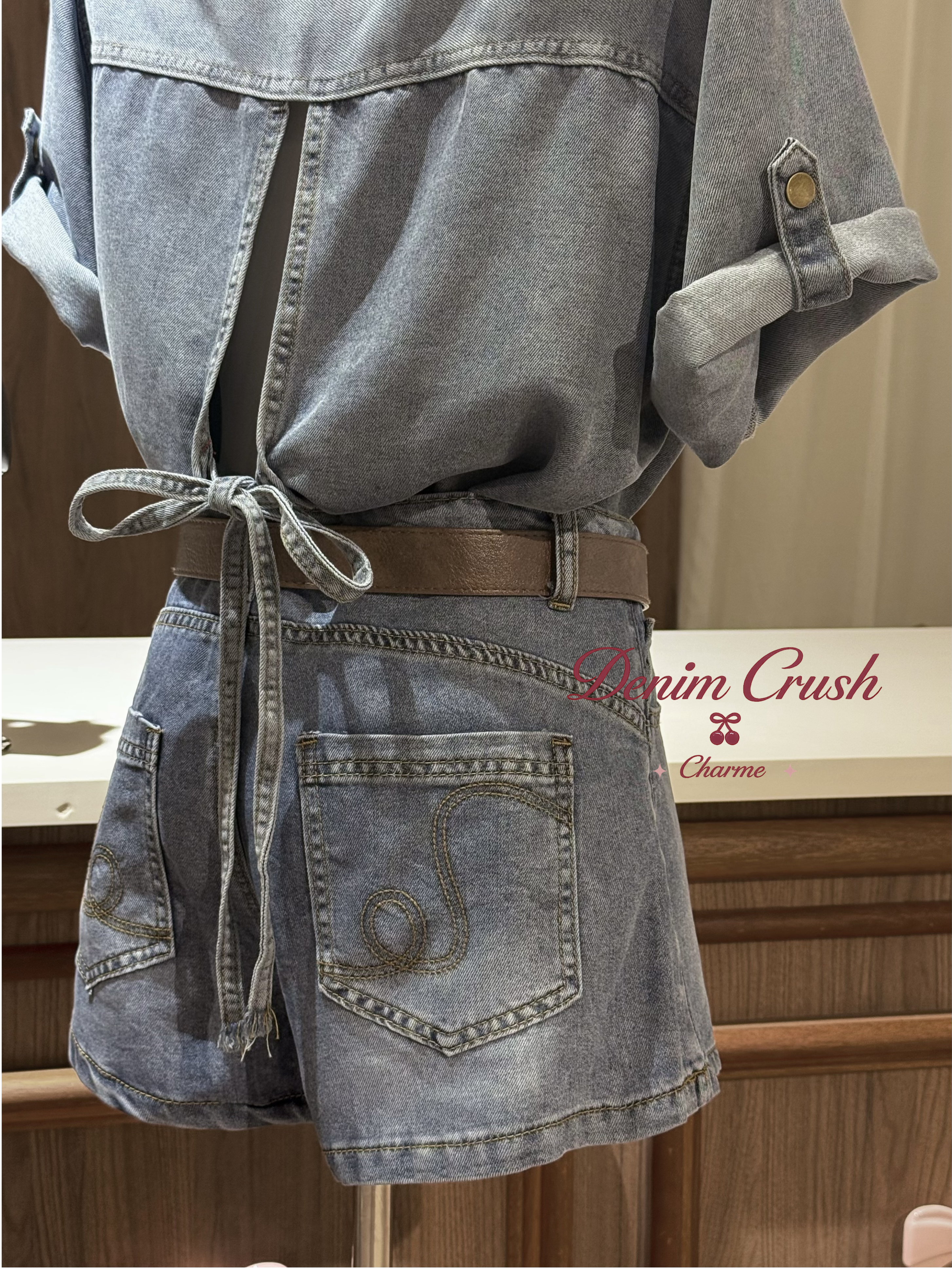 Denim · Sora Romper