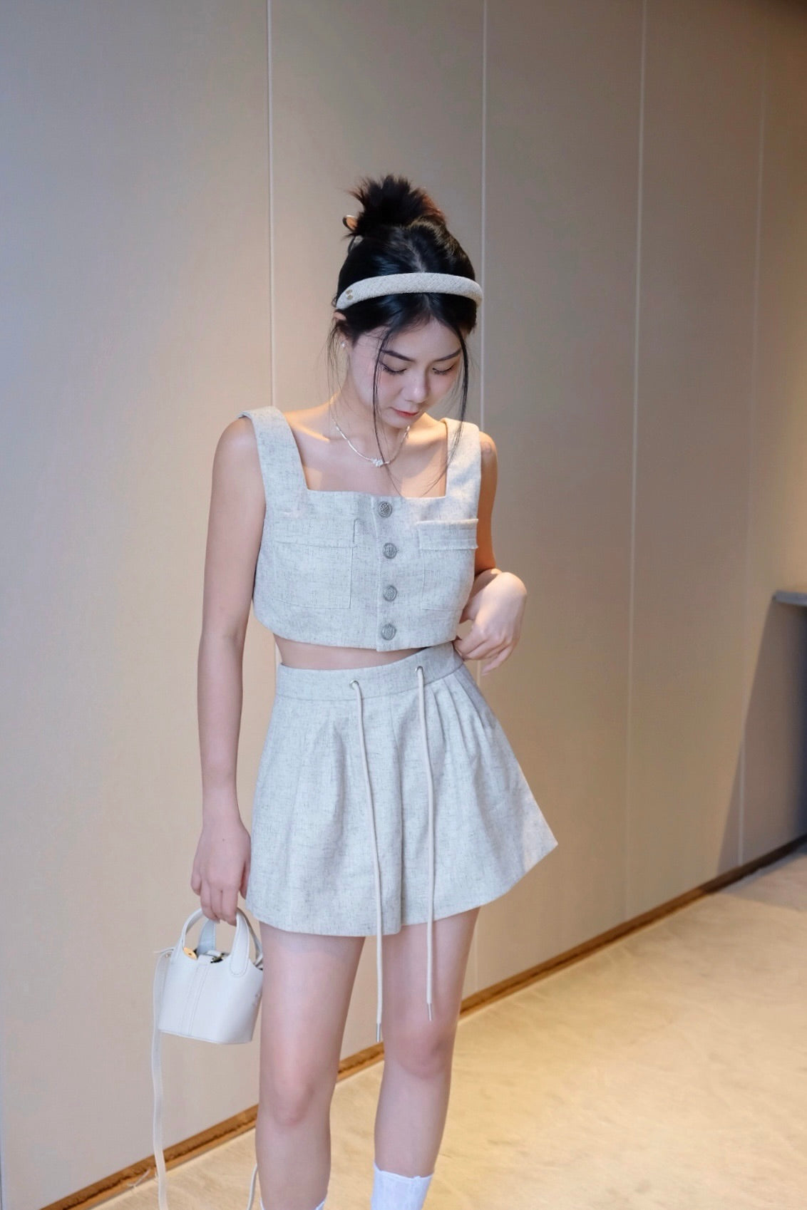 𝘾𝙃𝘼𝙍𝙈𝙀 Ophelia Tweed Shorts