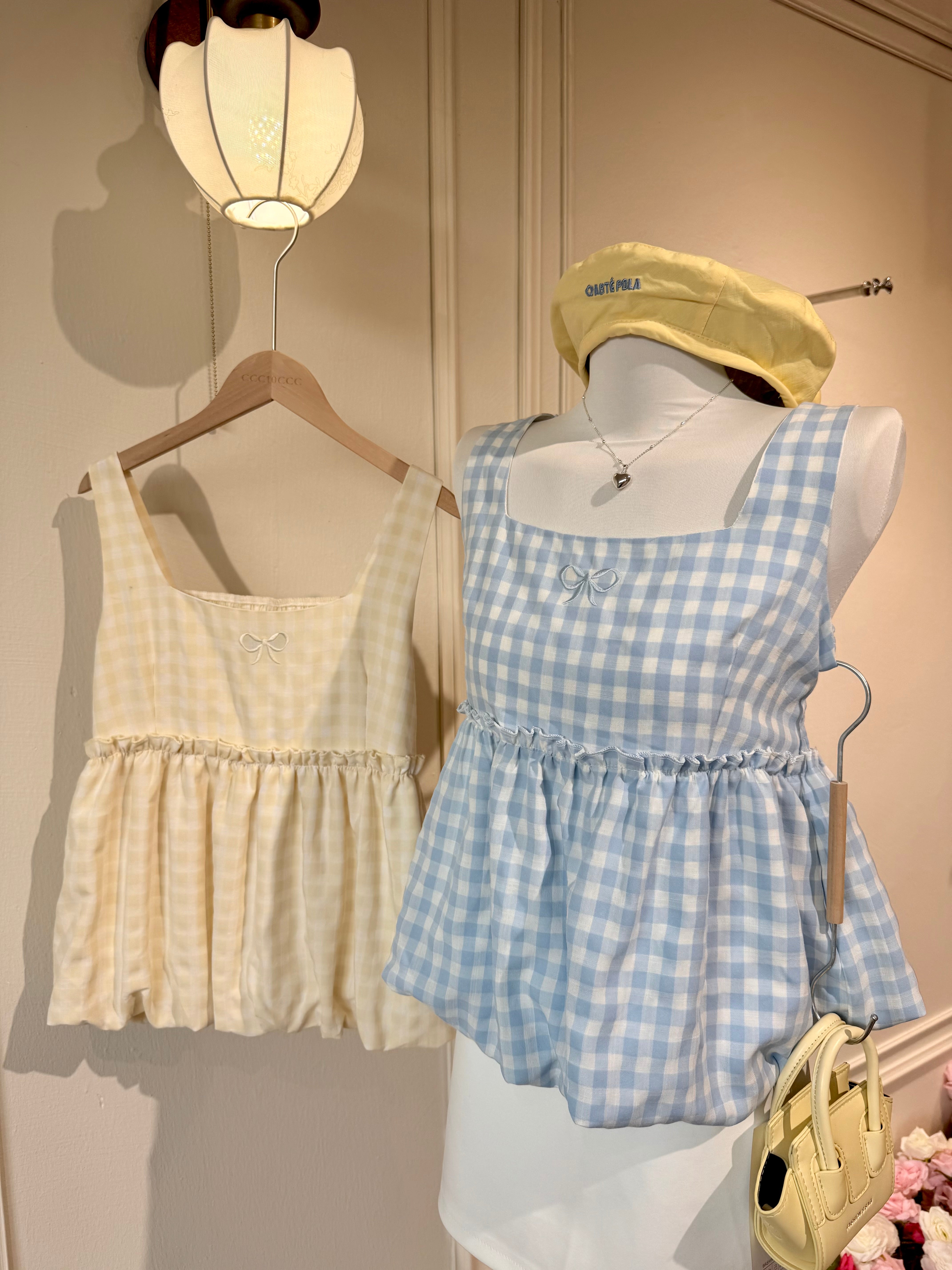 Tartan Ribbon Top