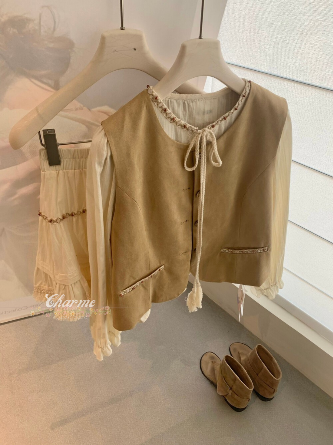 Sylvie Set (3in1) Vest+Shirt+Skirt