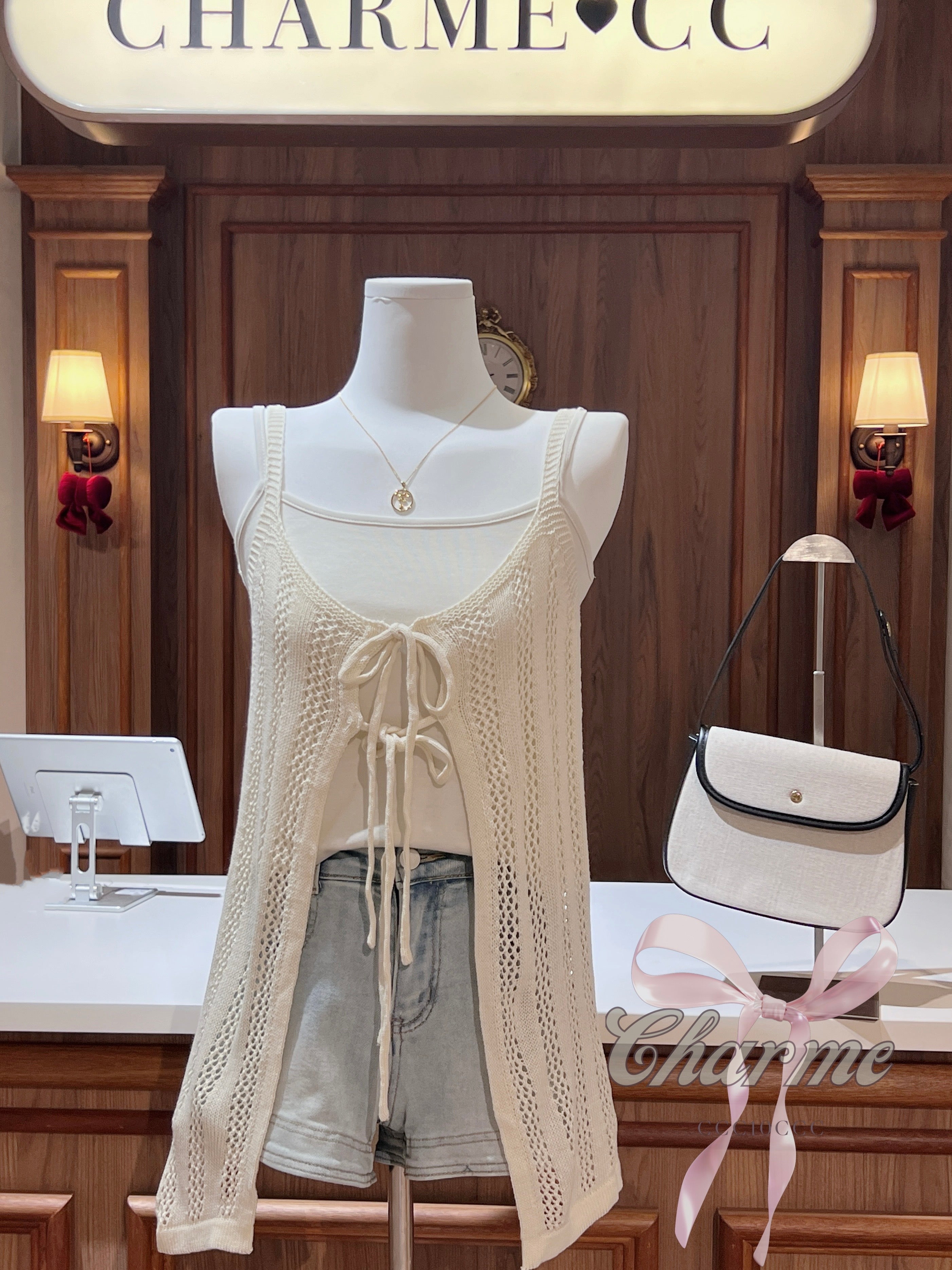 Ivory Knit Set (2in1)