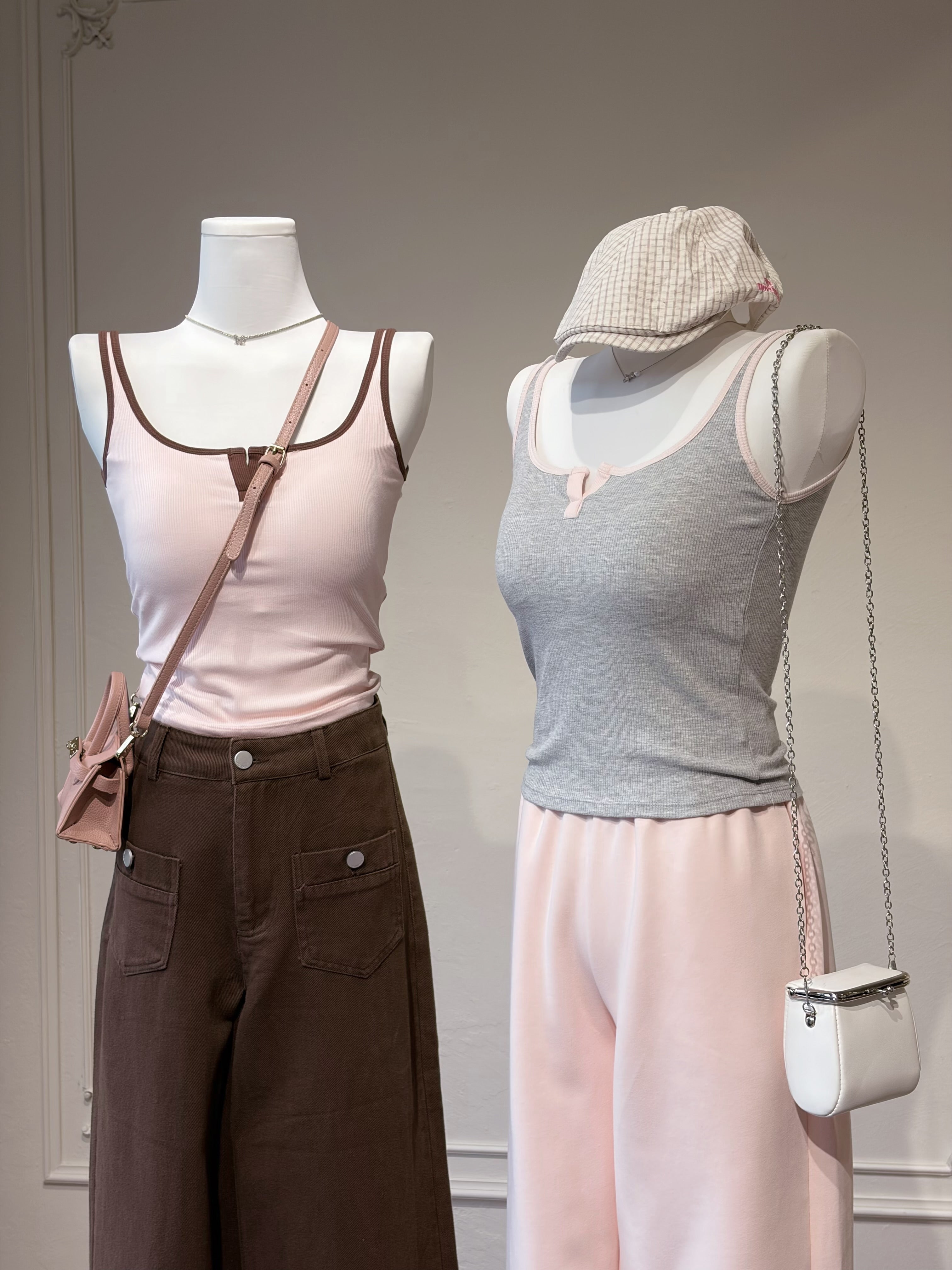 Ribbed Tank Top (Padded)