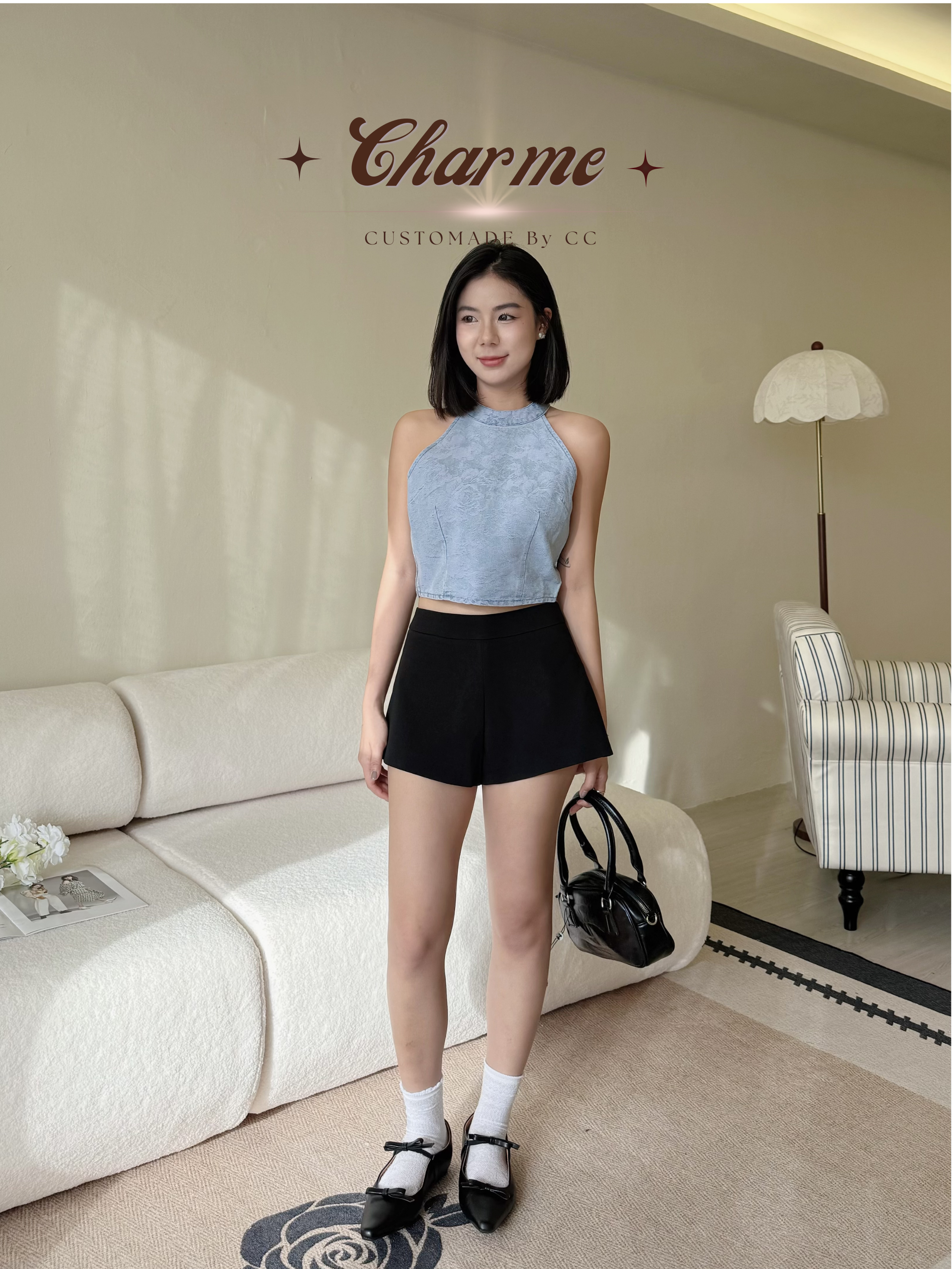 Perfect A Shorts (Beige)