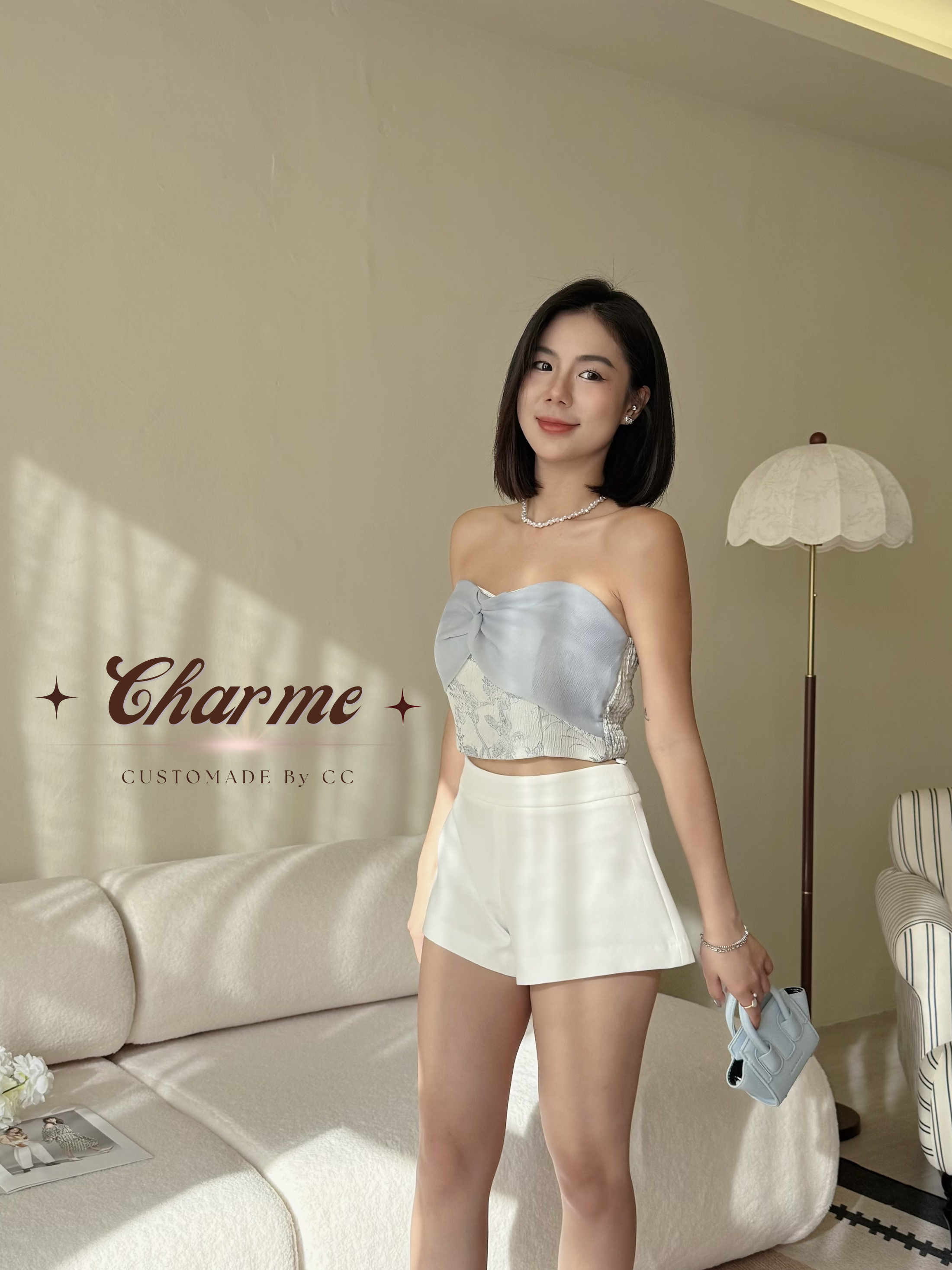 Perfect A Shorts (Beige)