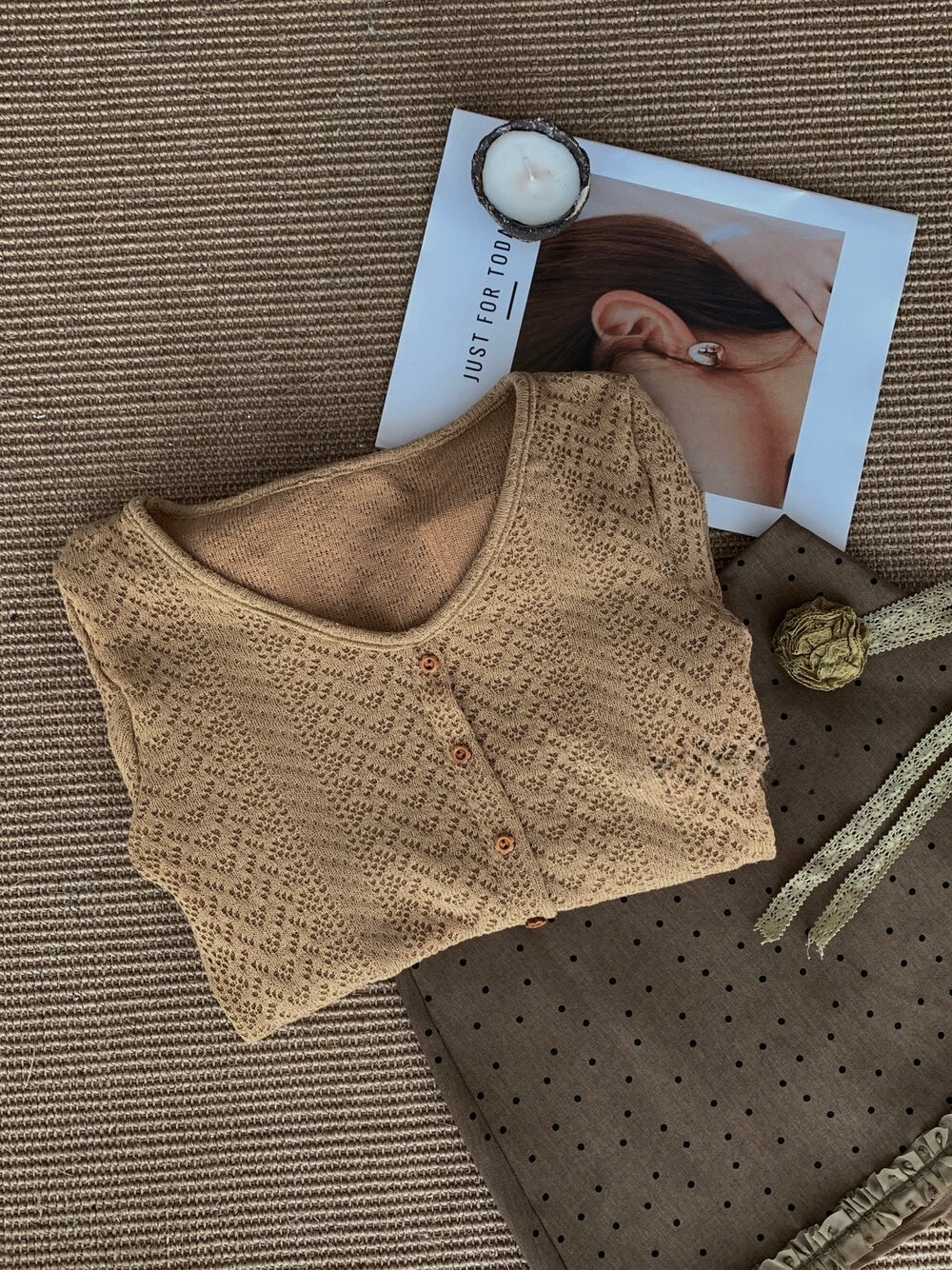 Juliet Top in Brown
