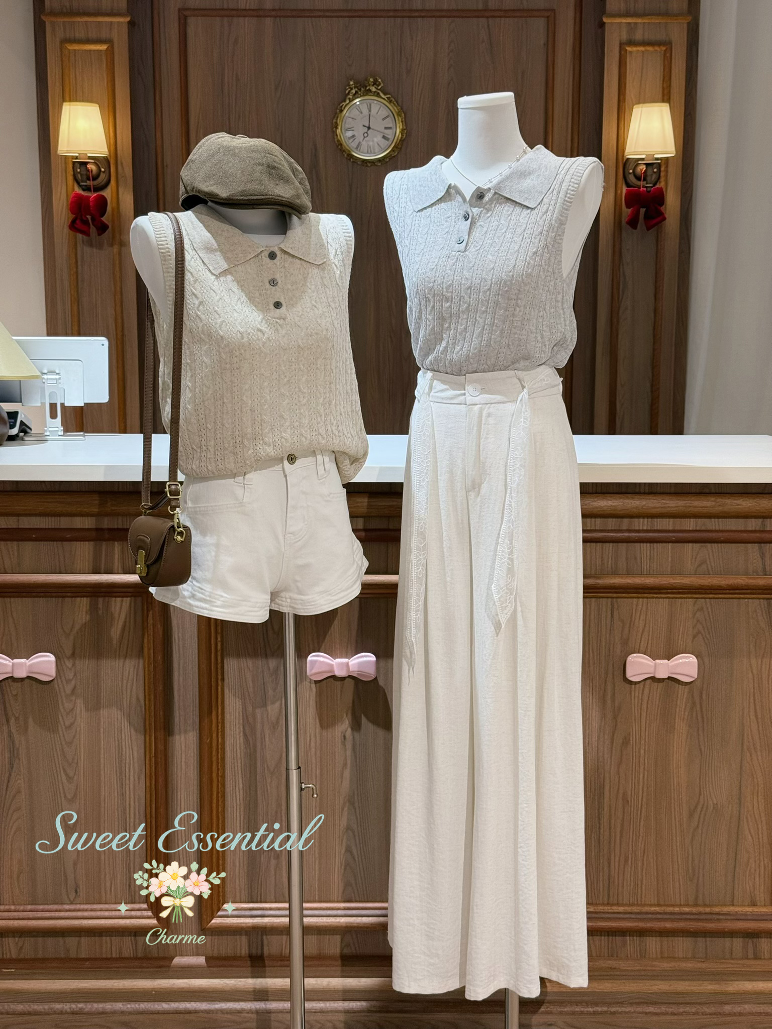 feminine knit vest top everyday wear