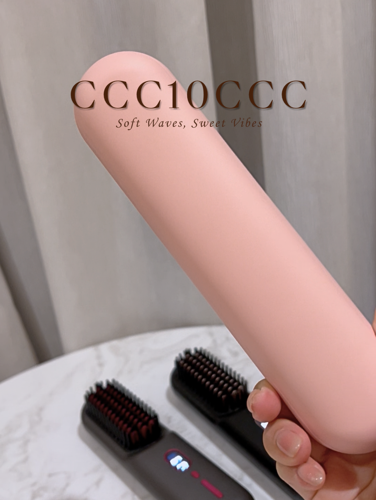 负离子无线发梳 充电款！