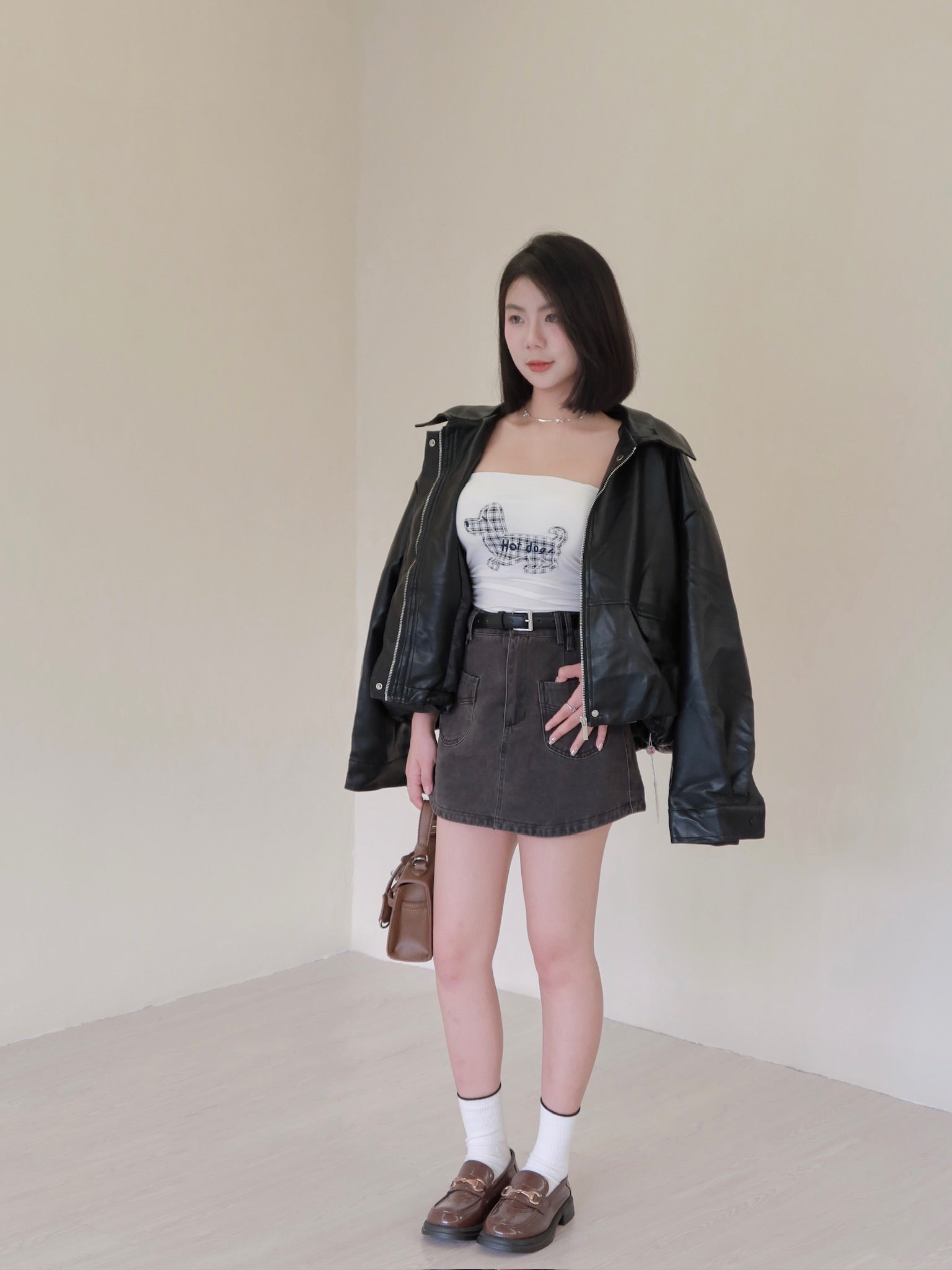 Onyx Coat【pu皮质外套】