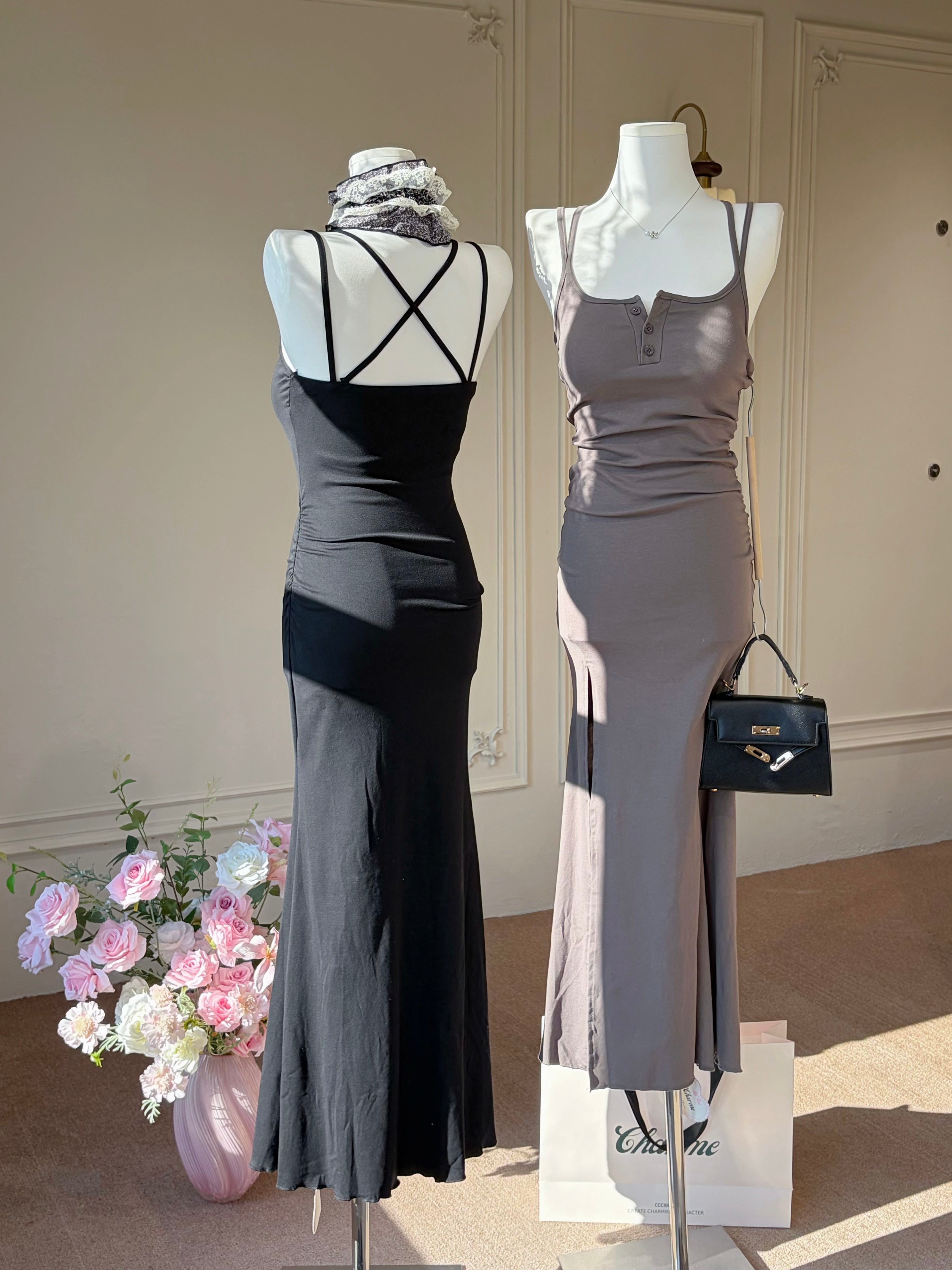 Button Muse Maxi Dress