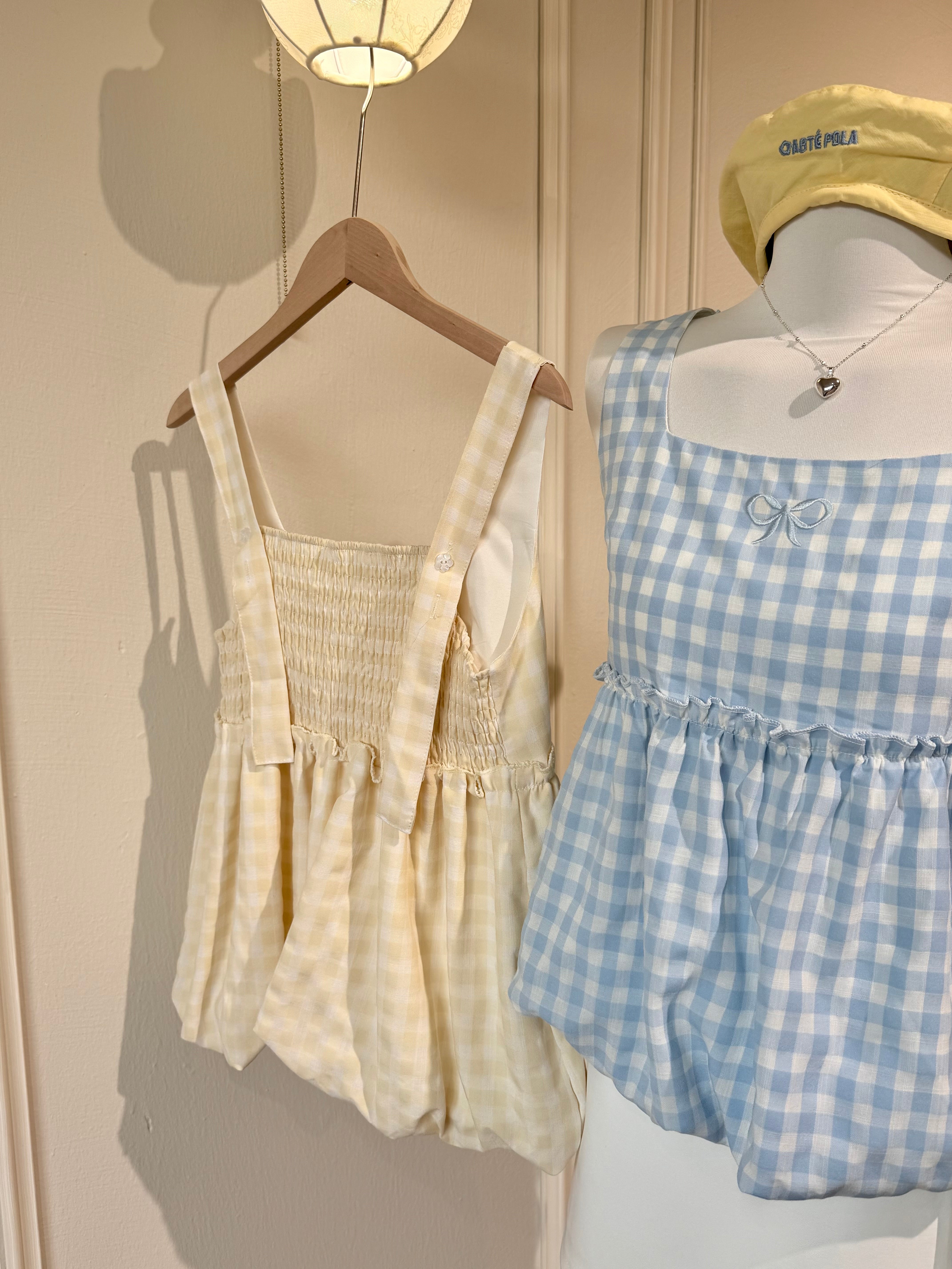 Tartan Ribbon Top