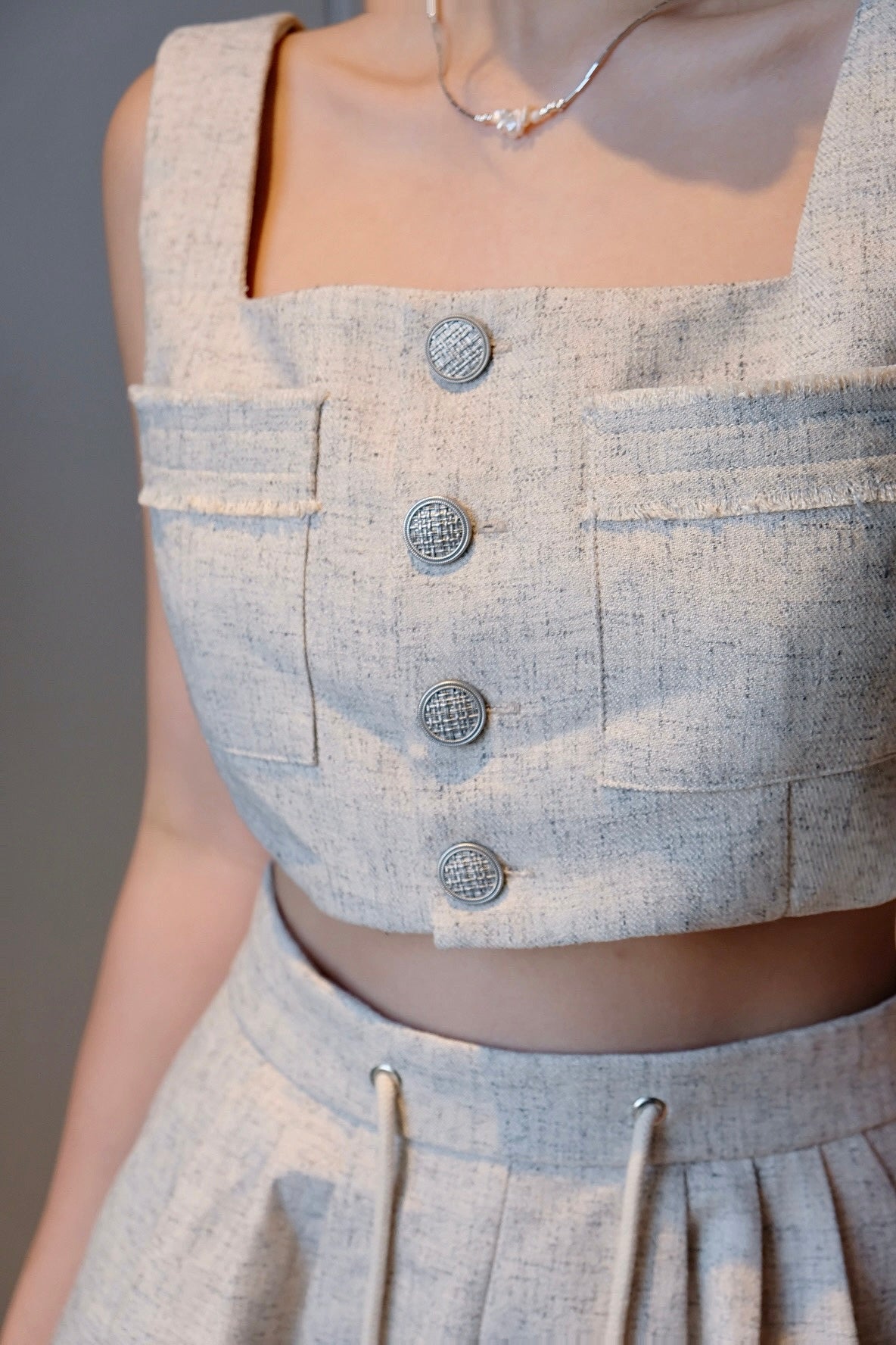 𝘾𝙃𝘼𝙍𝙈𝙀 Ophelia Tweed Shorts