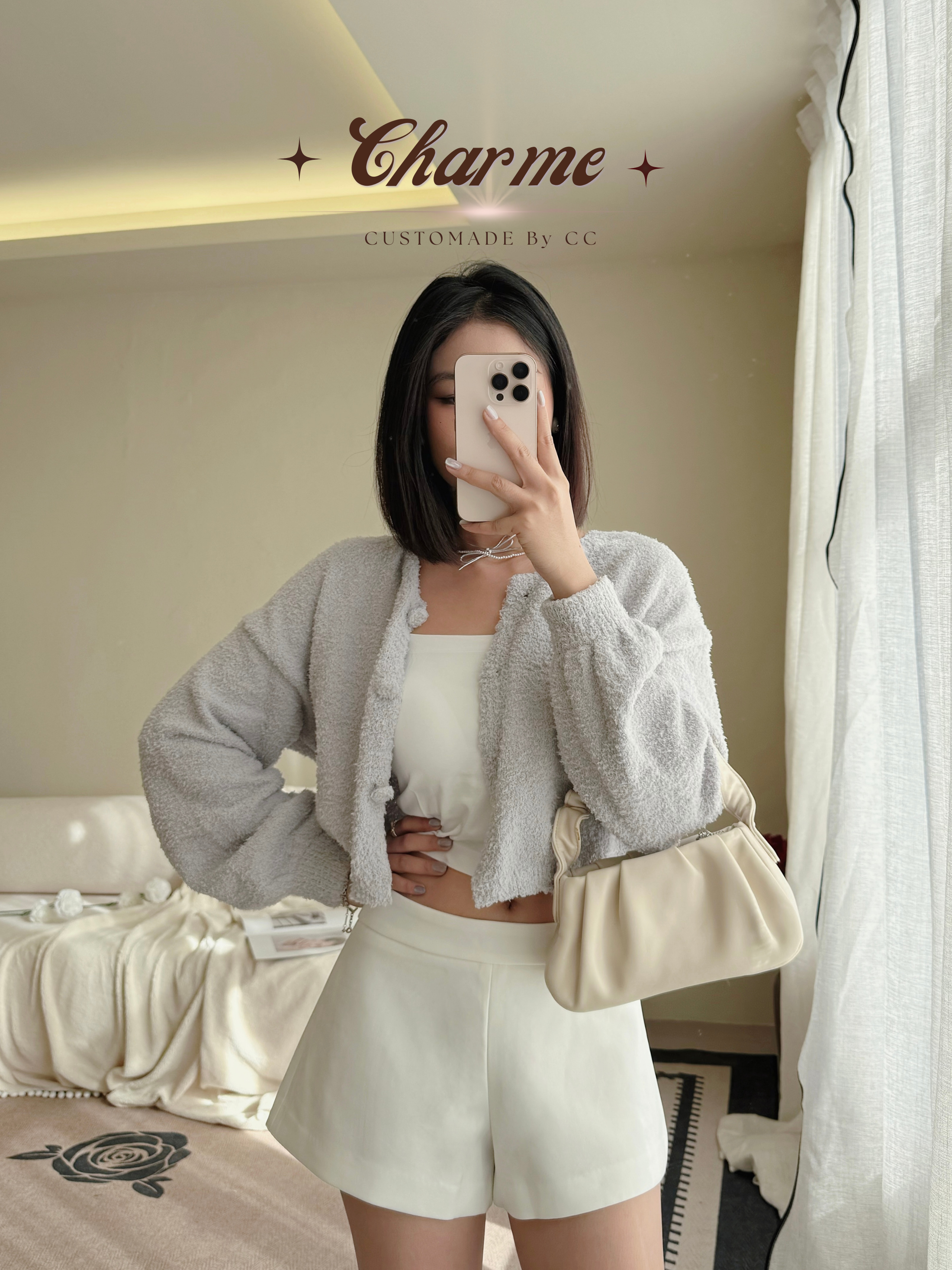 Perfect A Shorts (Beige)