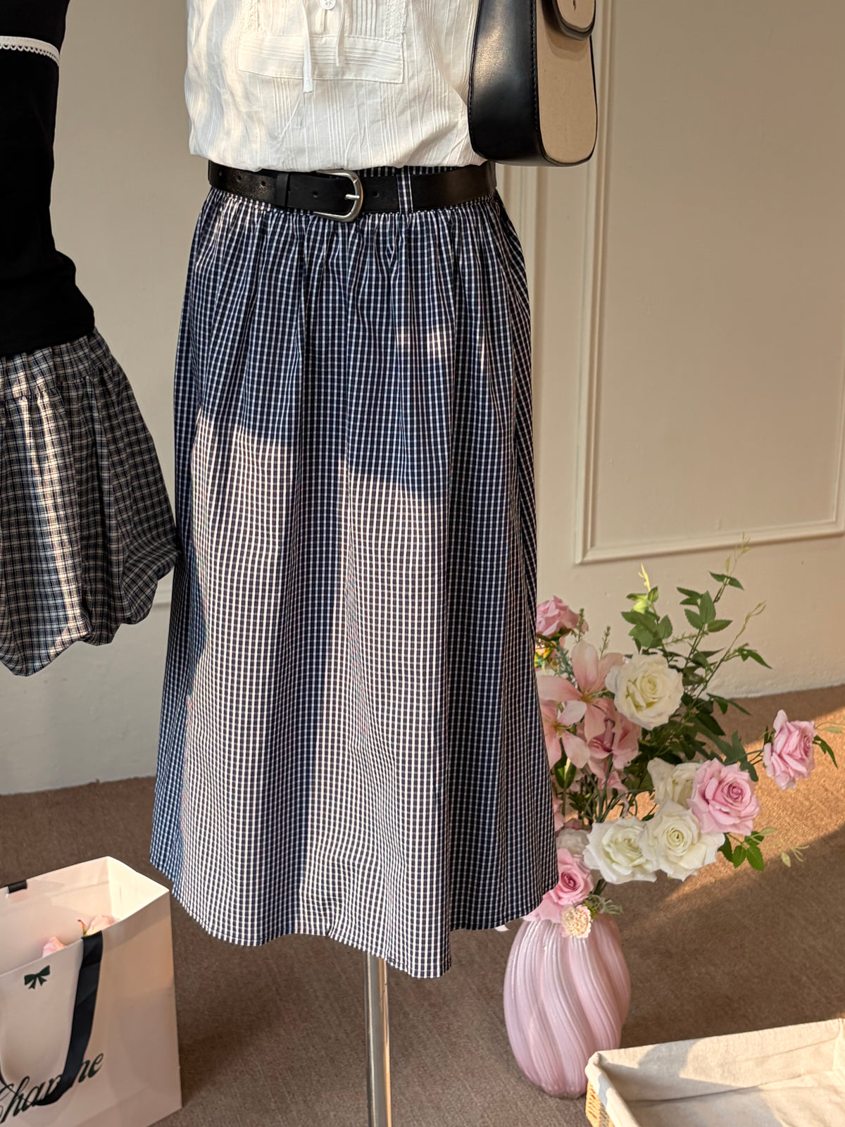 Sophie Gingham Skirt