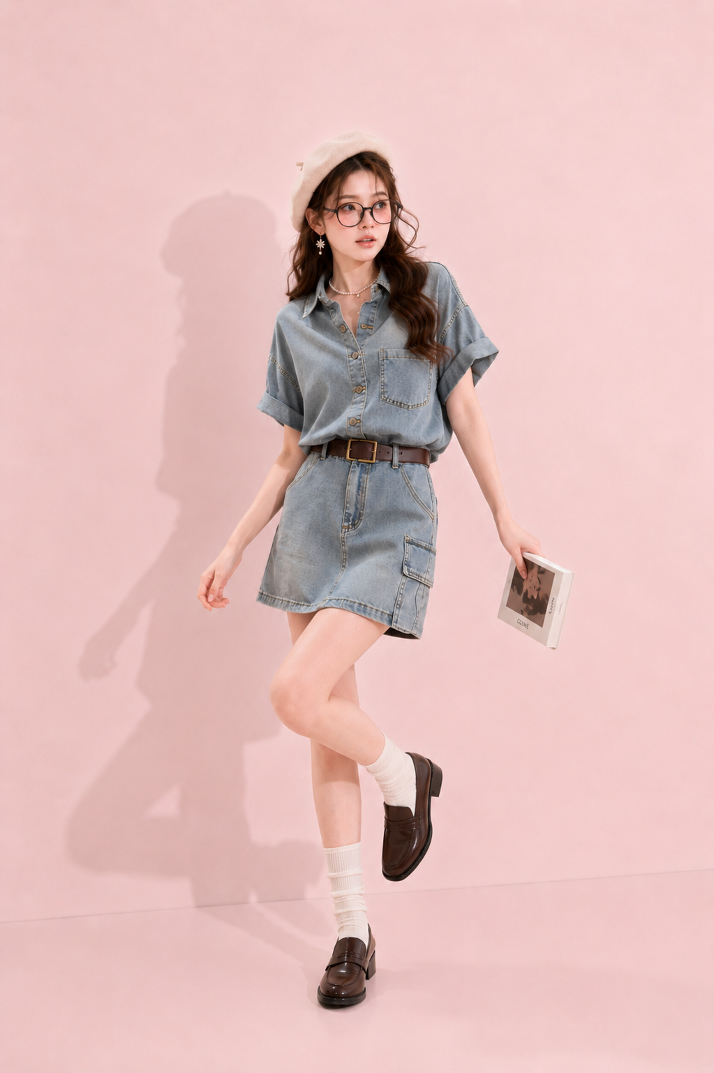 Denim · Lunna Romper