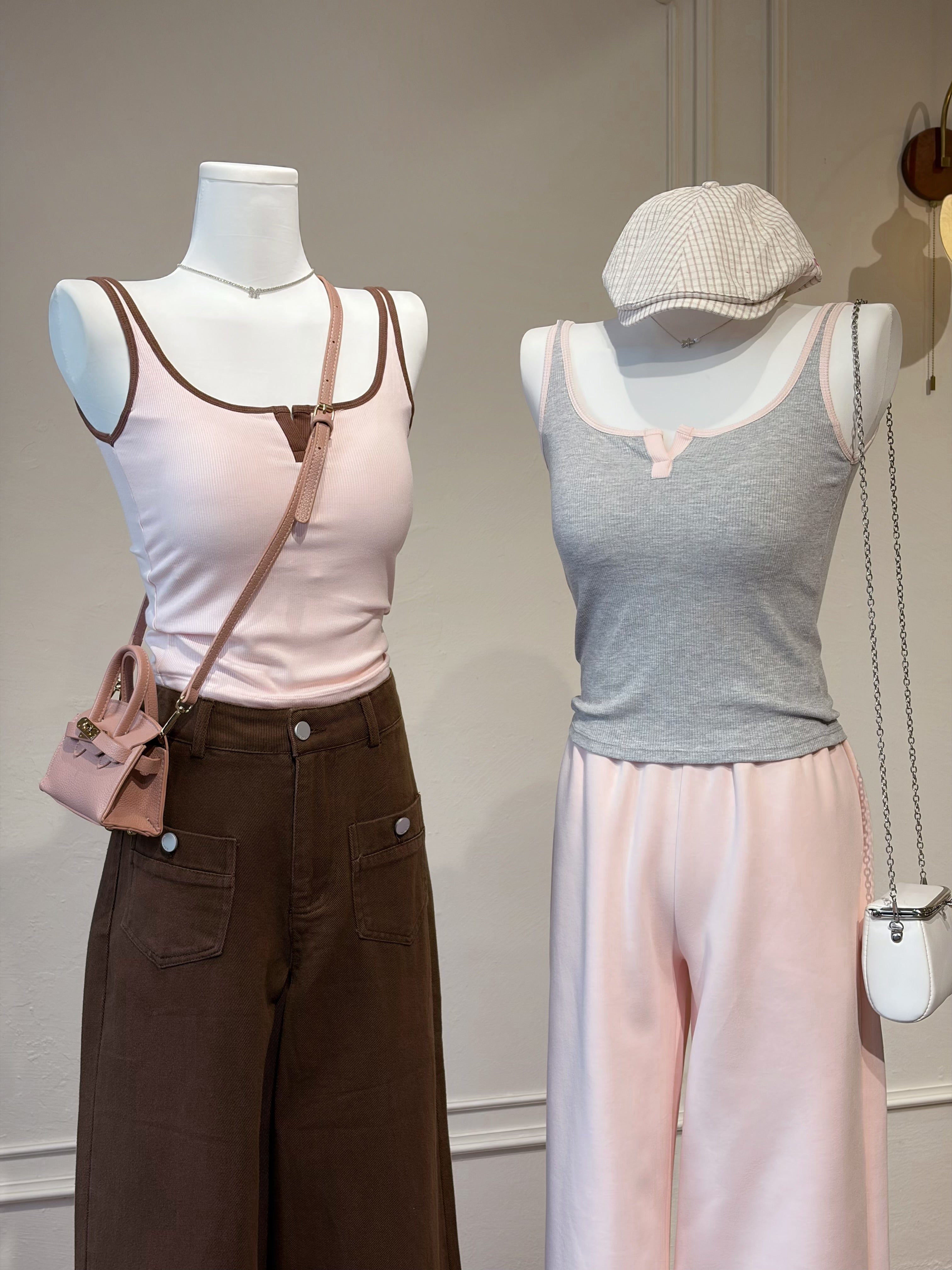 Ribbed Tank Top (Padded)