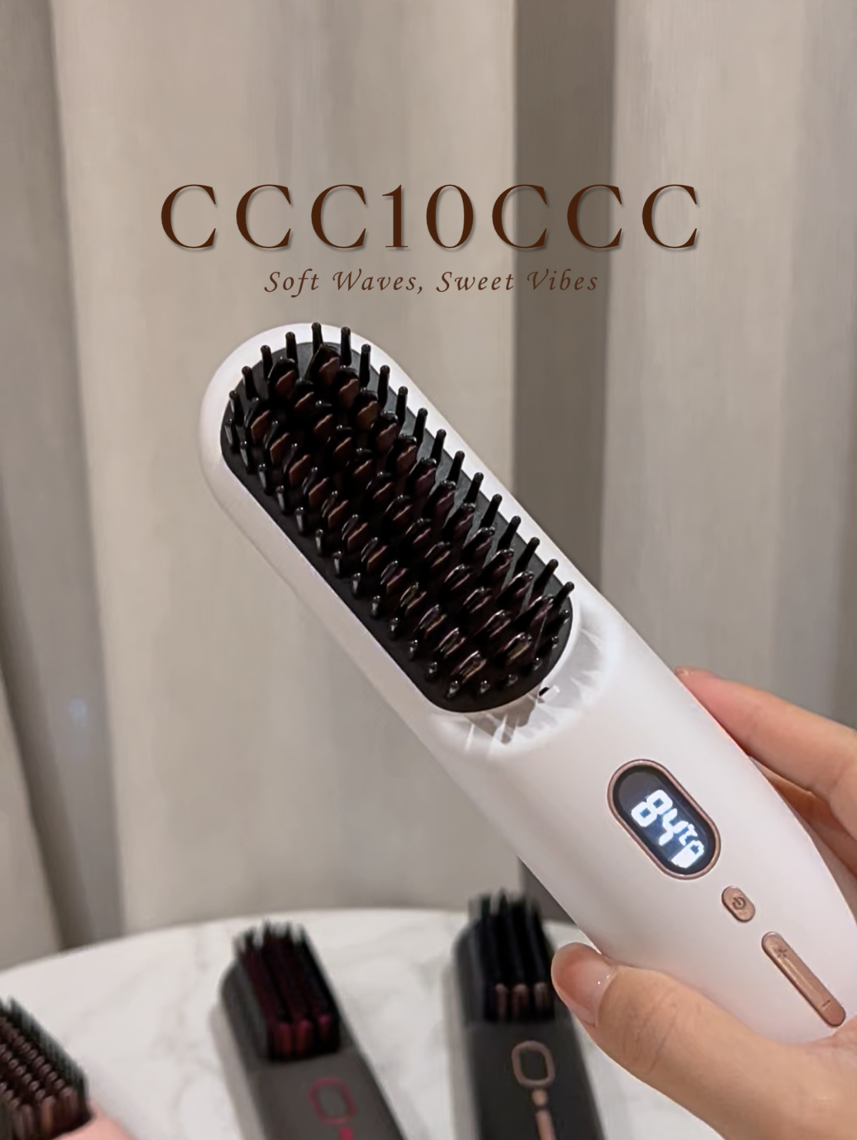 负离子无线发梳 充电款！