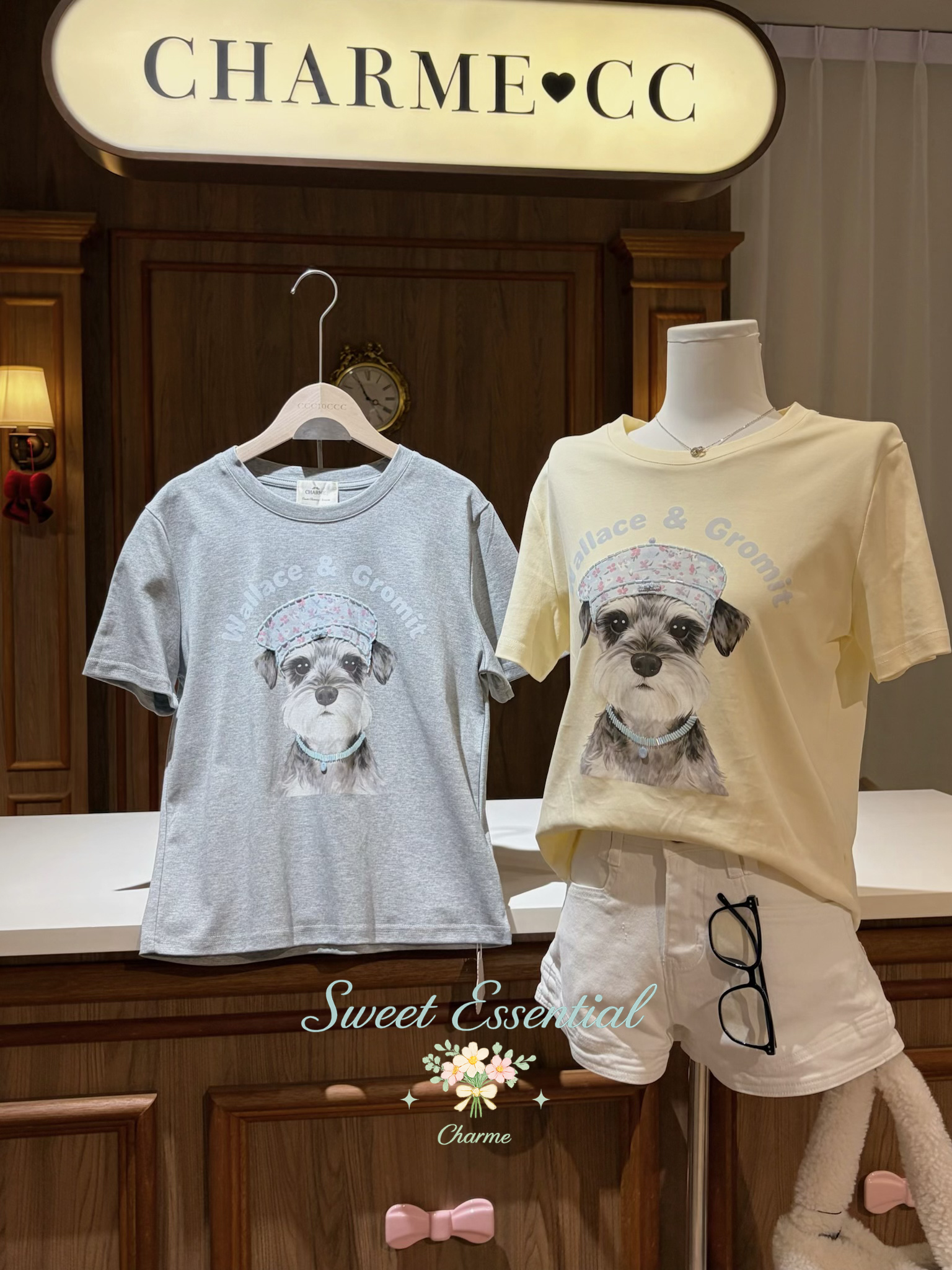 cute cotton graphic tee casual outfit