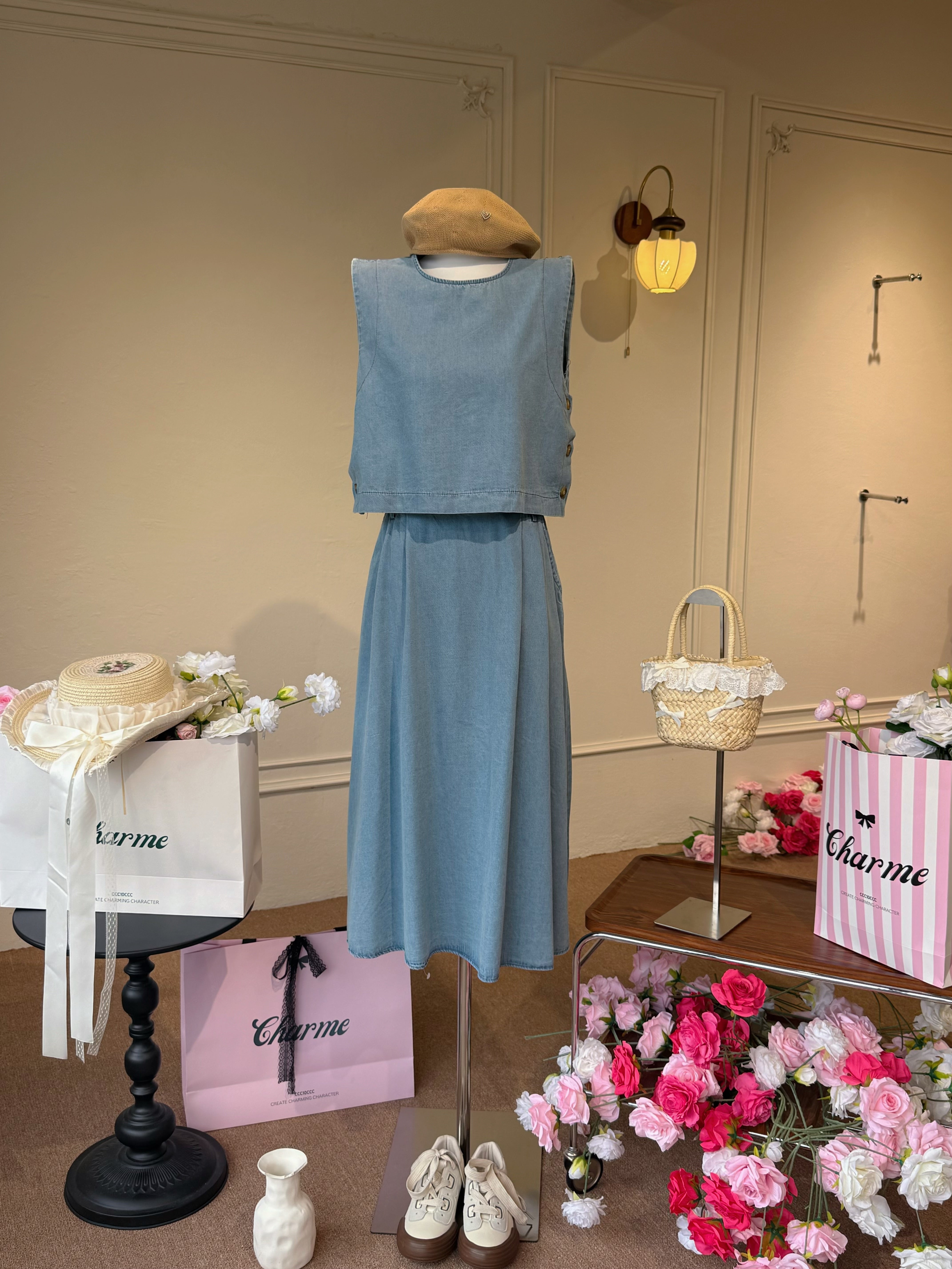 Clara Denim Set
