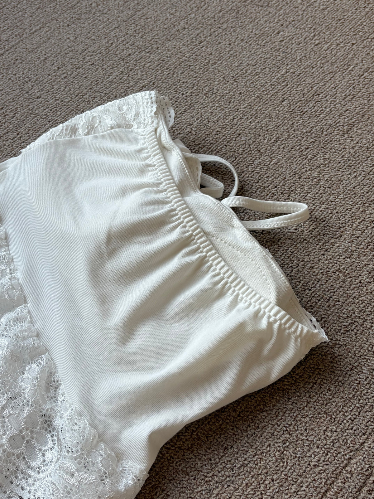 Luna Lace Ribbon Top (Padded)