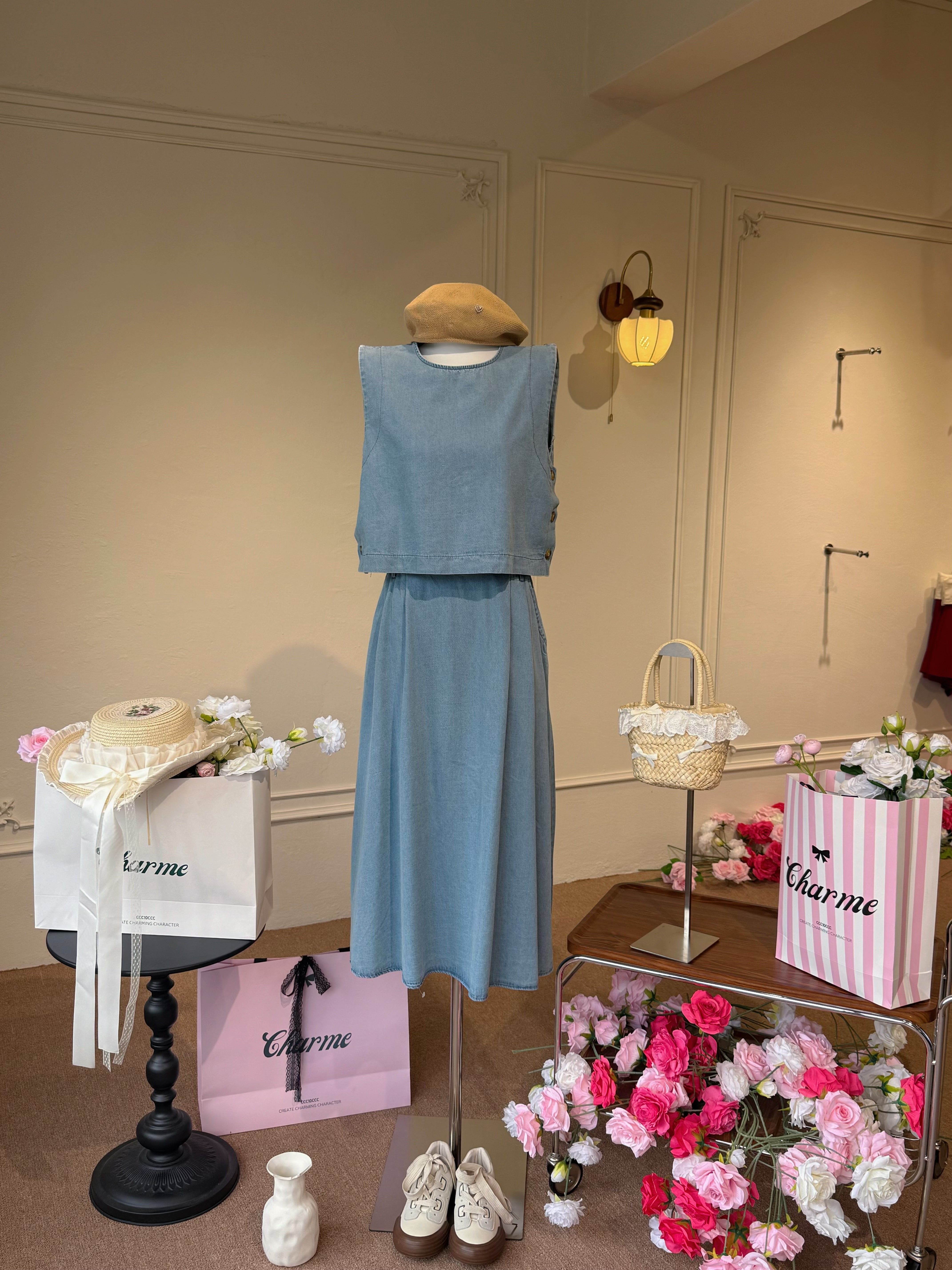 Clara Denim Set