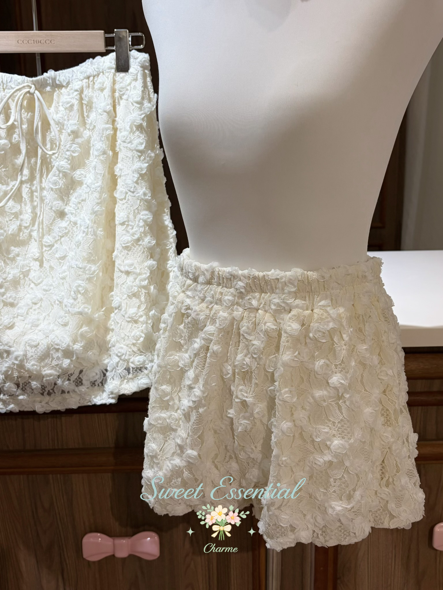 Rosette Lace Set 3in1