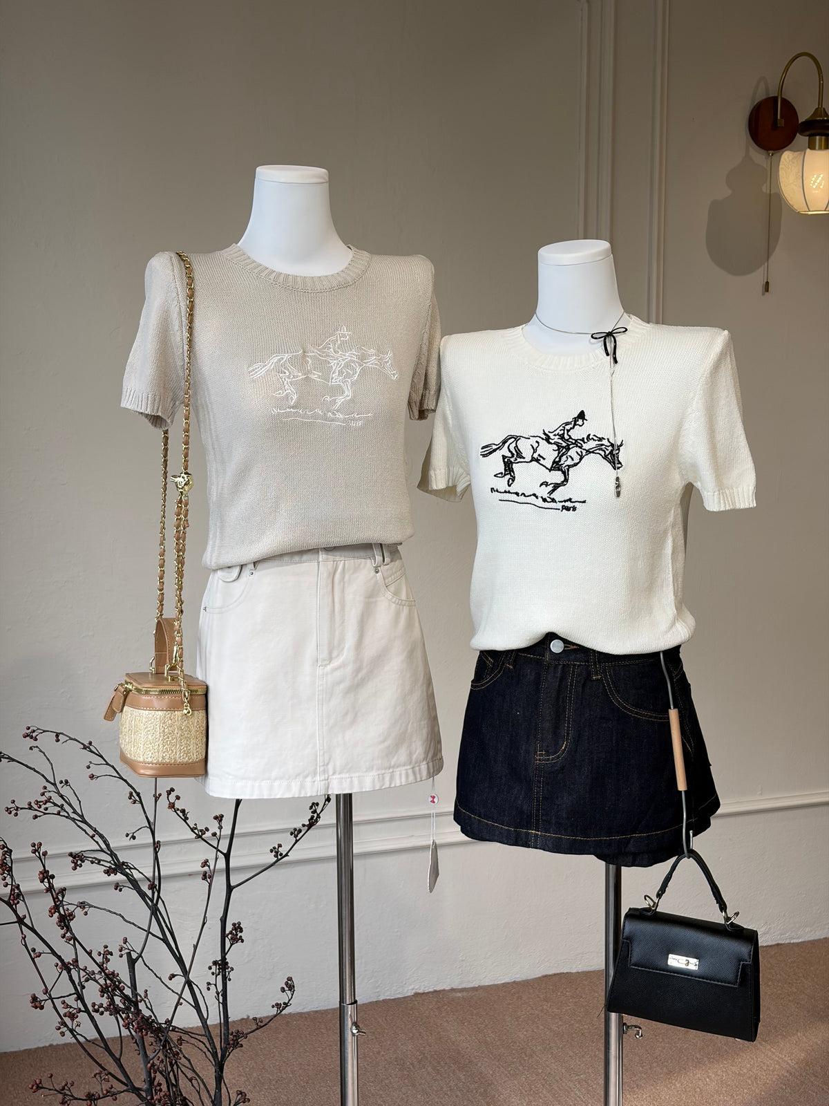 Camille Equestrian Knit Top