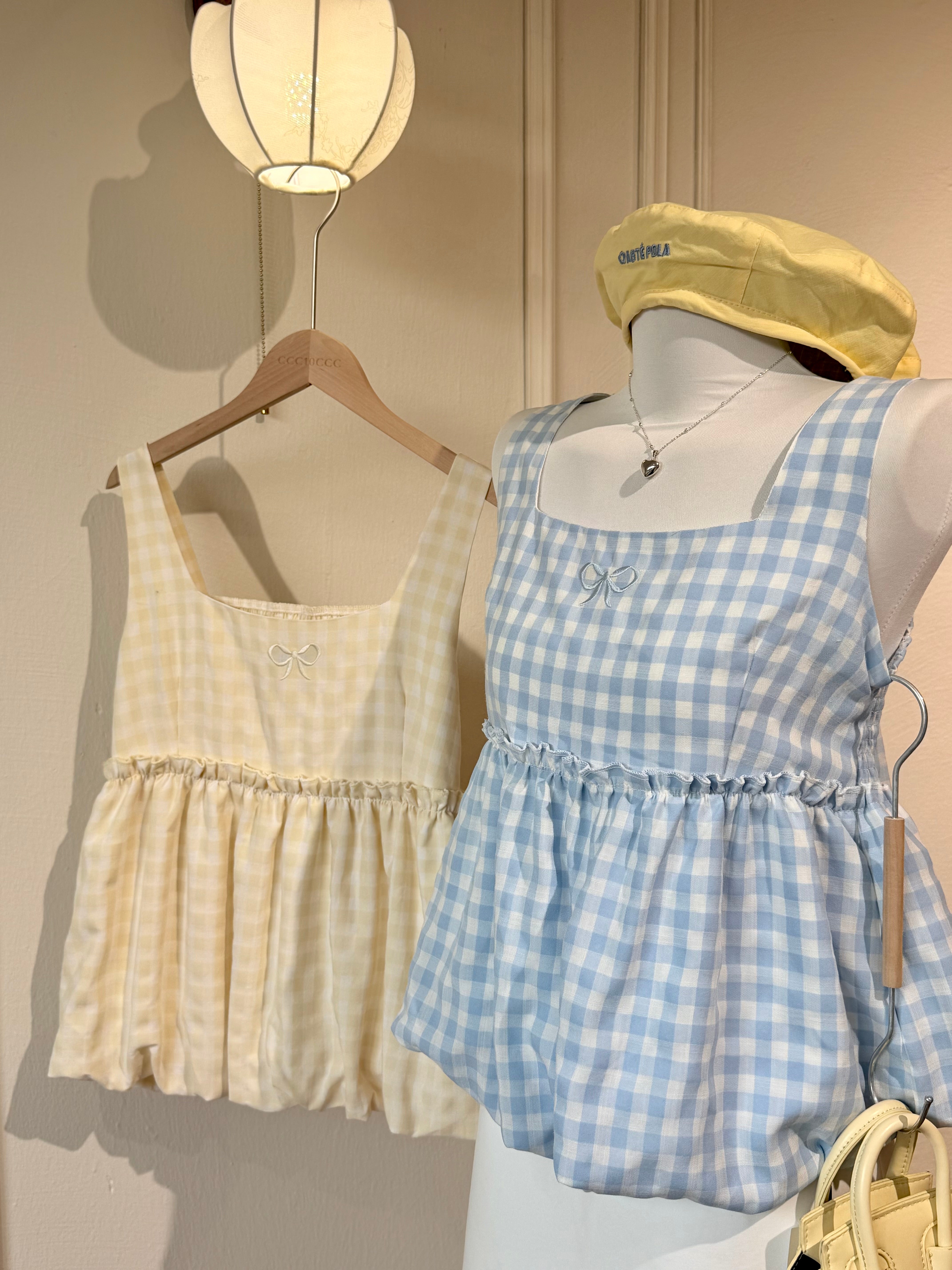 Tartan Ribbon Top