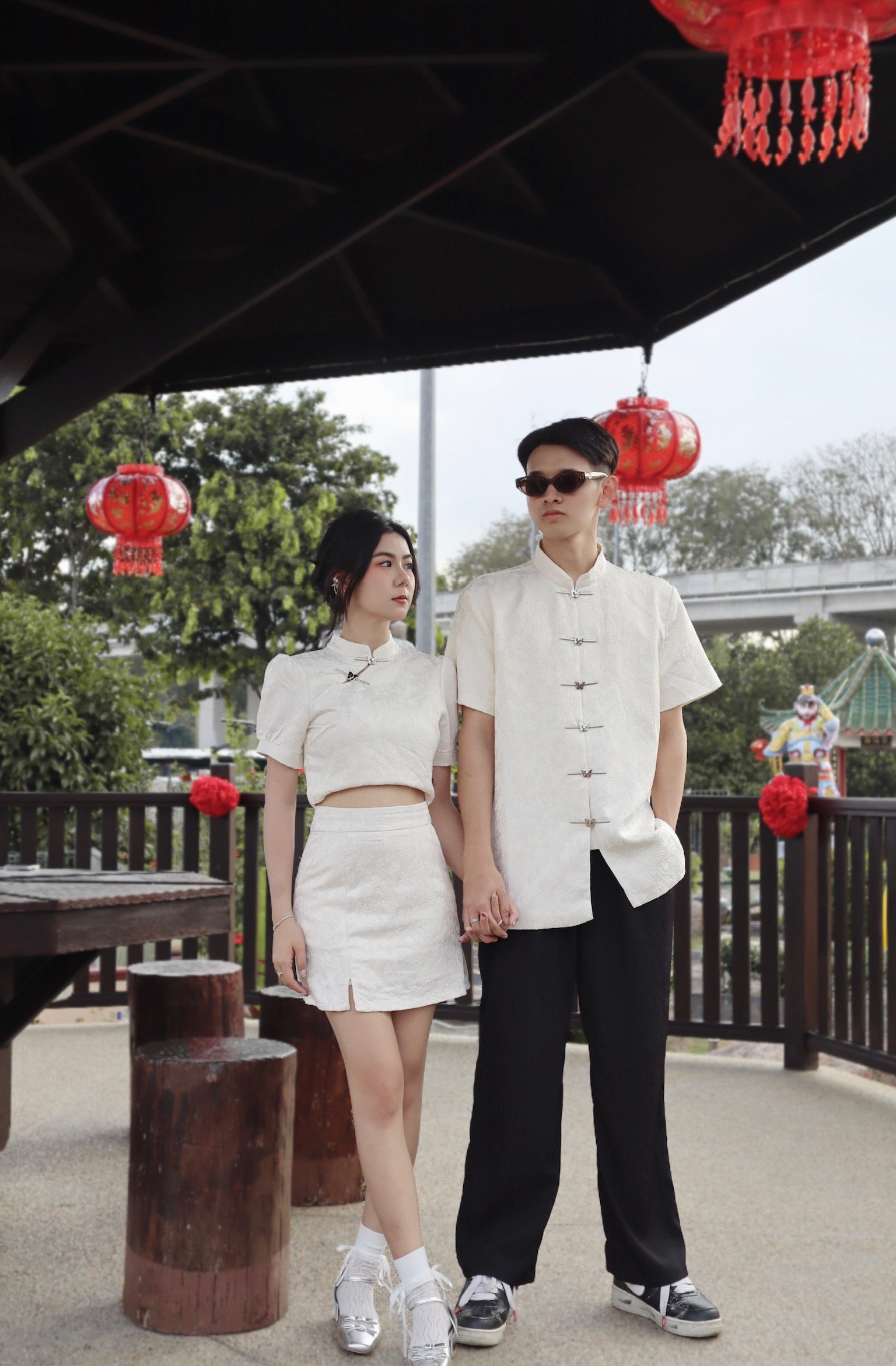 ♥️𝘾𝙃𝘼𝙍𝙈𝙀 盈千旗袍 in Pearl