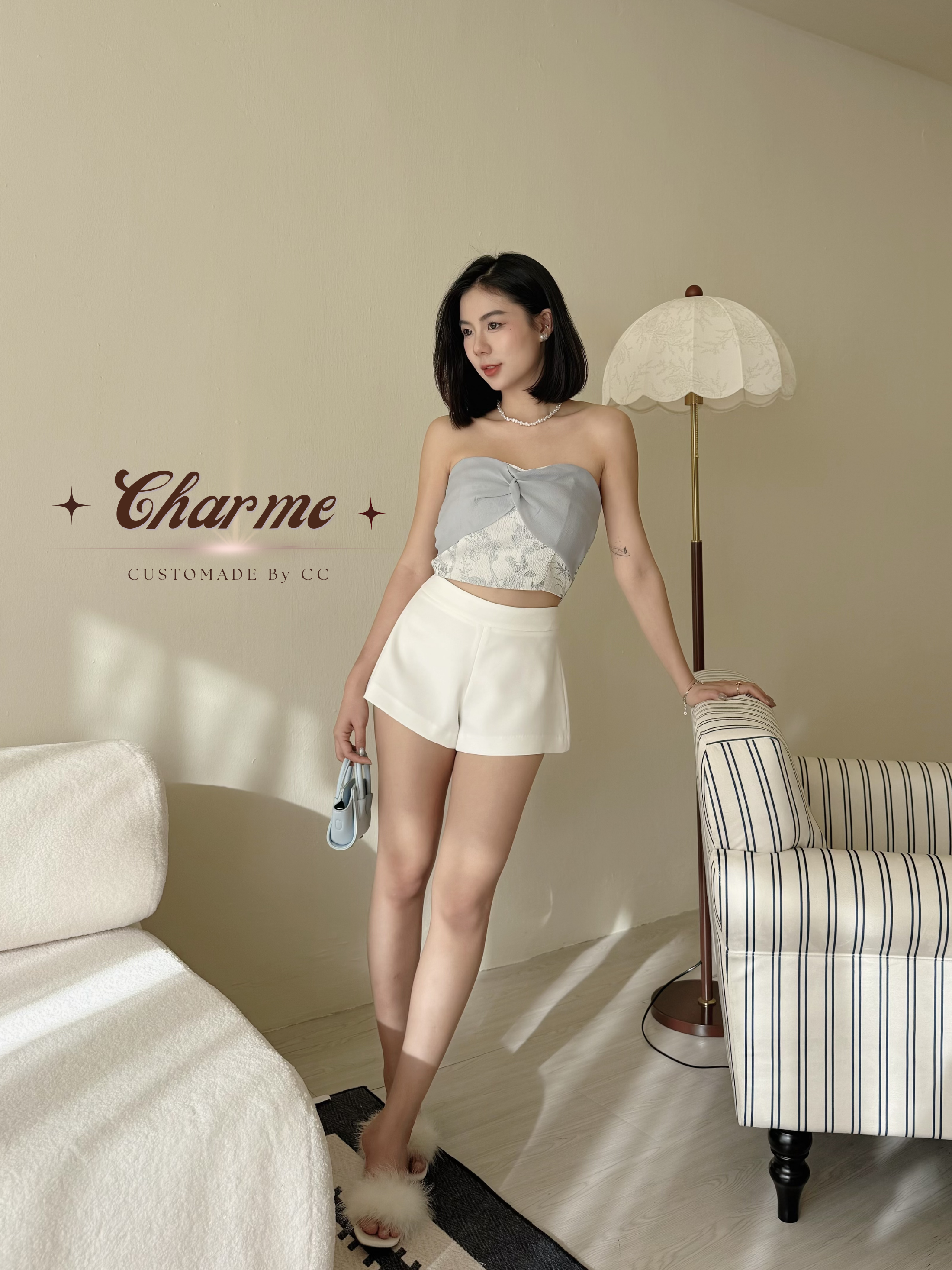 Perfect A Shorts (Beige)