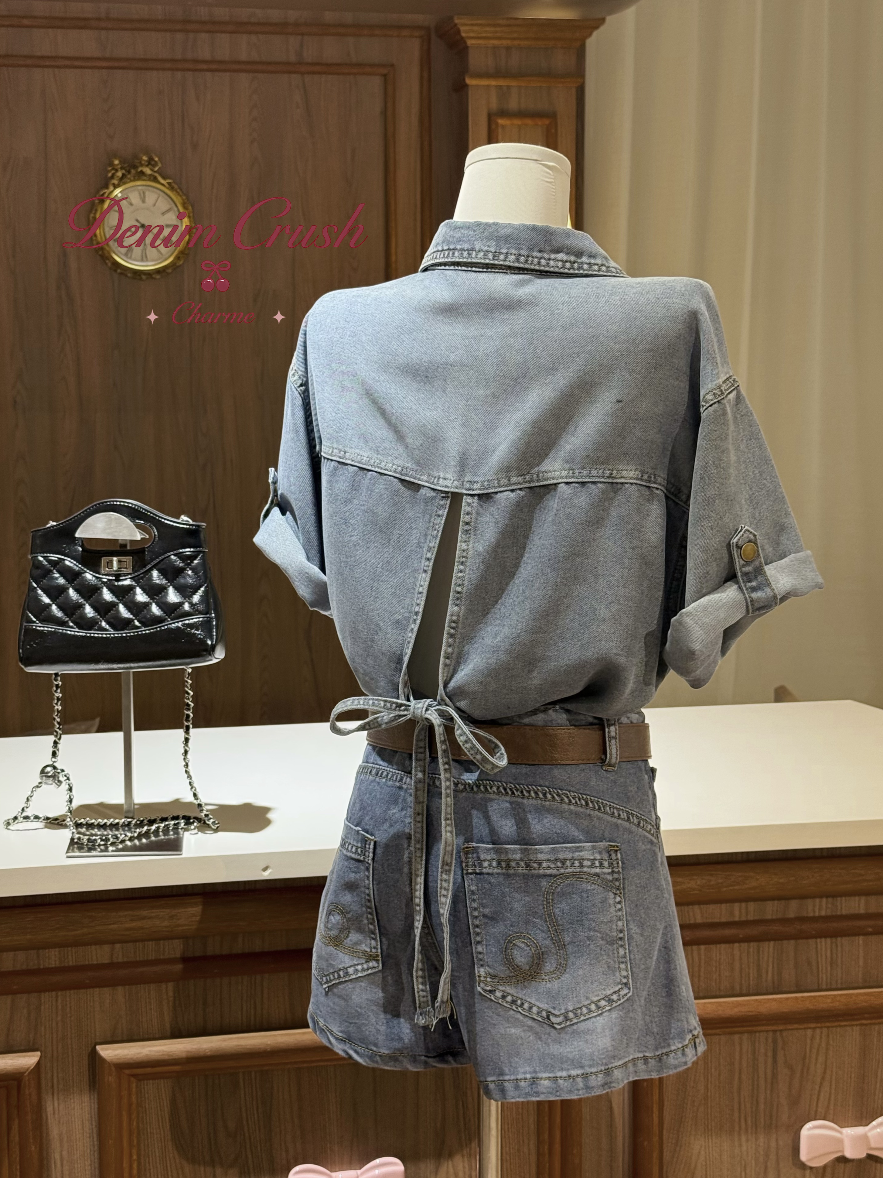 Denim · Sora Romper