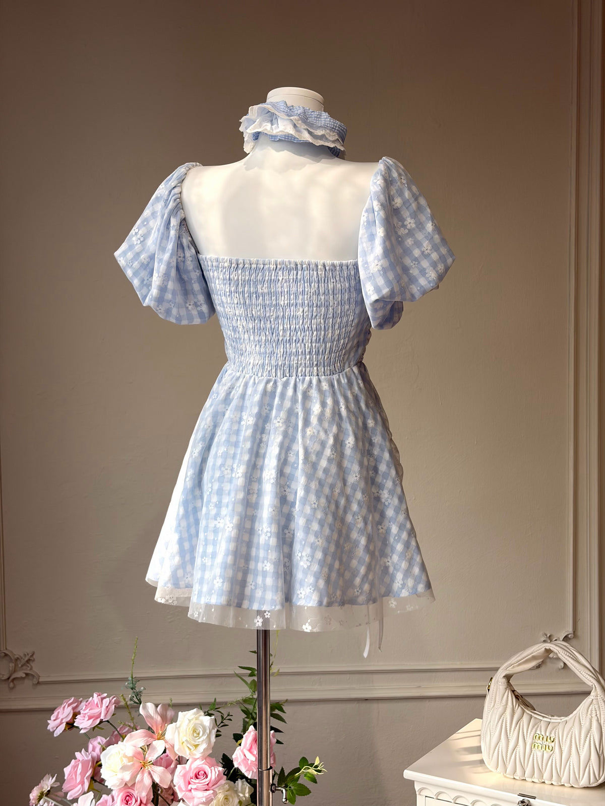 𝘾𝙃𝘼𝙍𝙈𝙀 Clara Gingham Dress