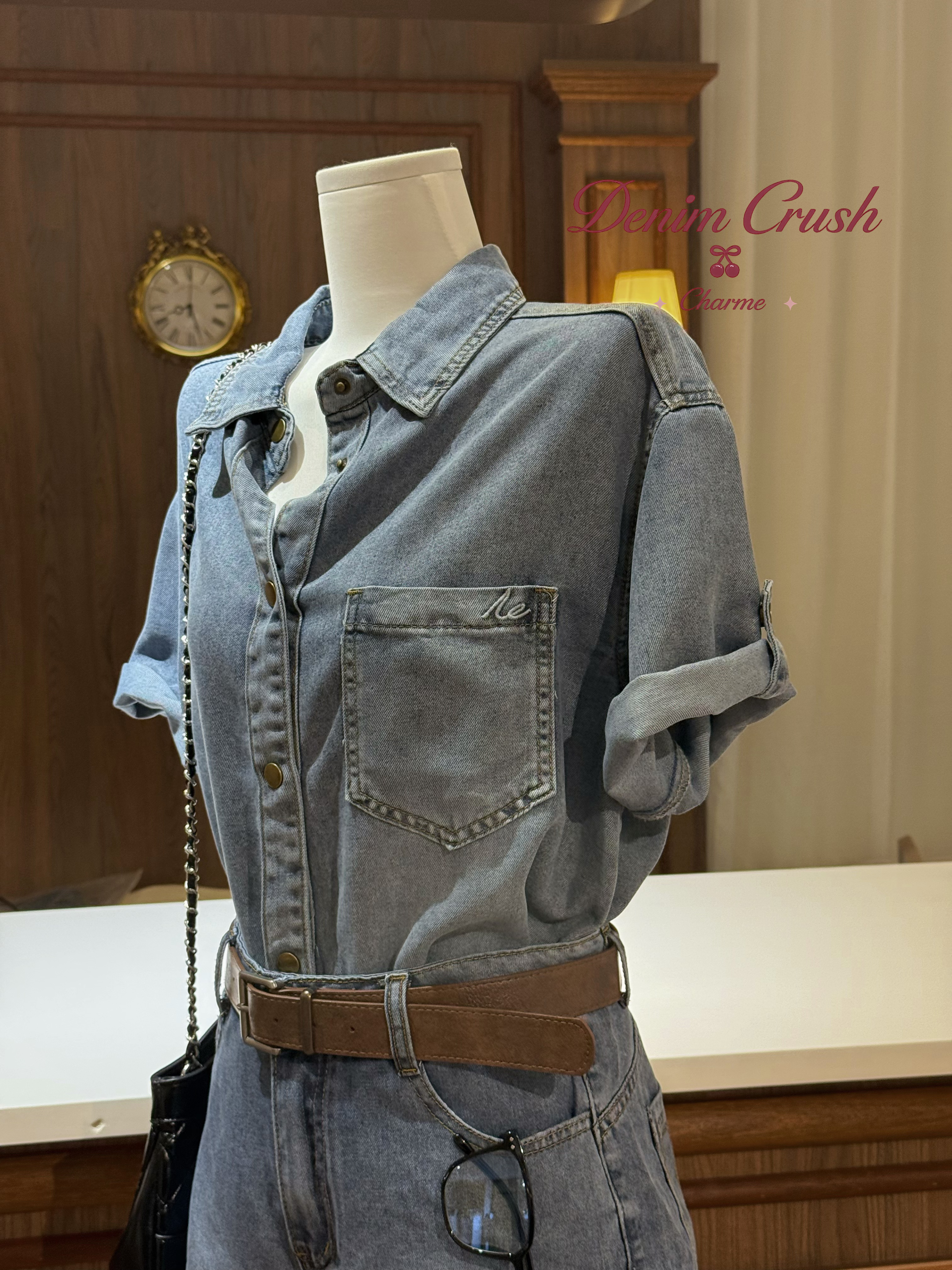 Denim · Sora Romper