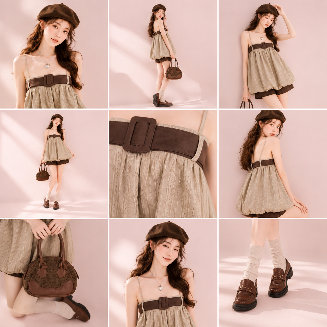 Mirelle Bubble Set (Brown)