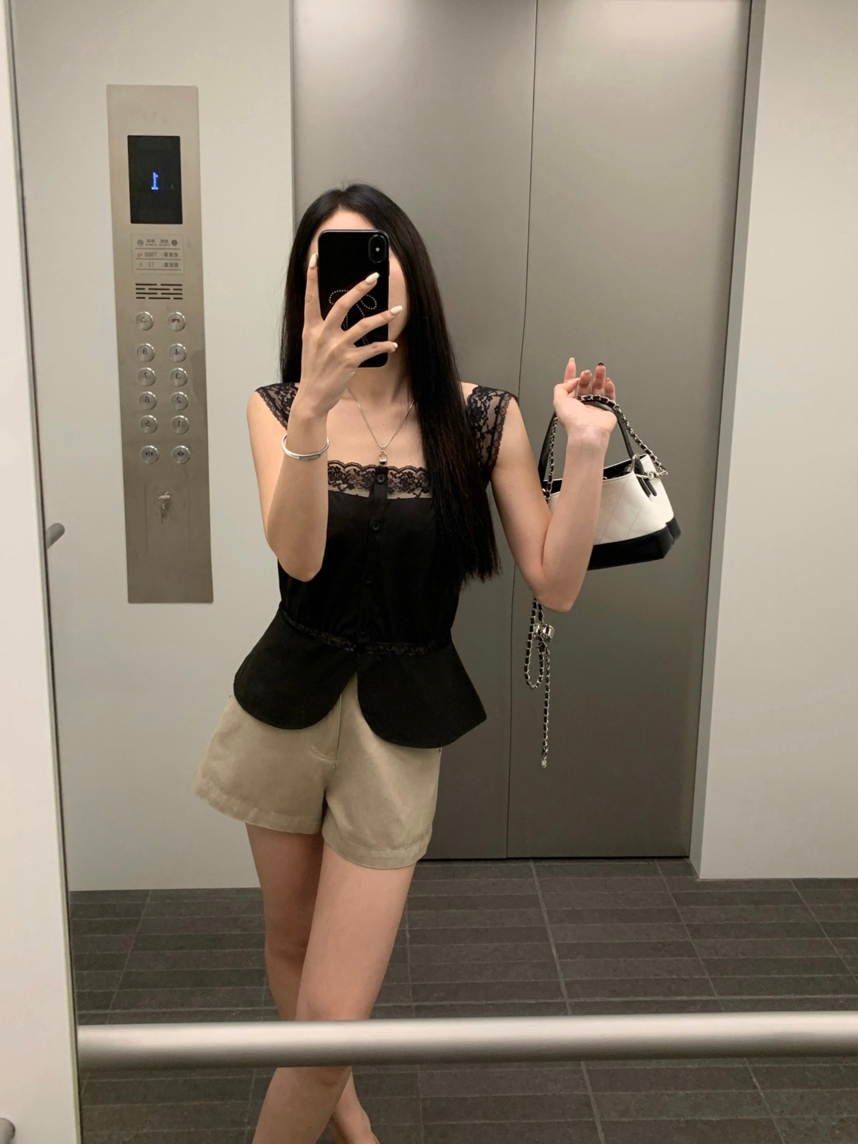Lace Muse Square Neck Top