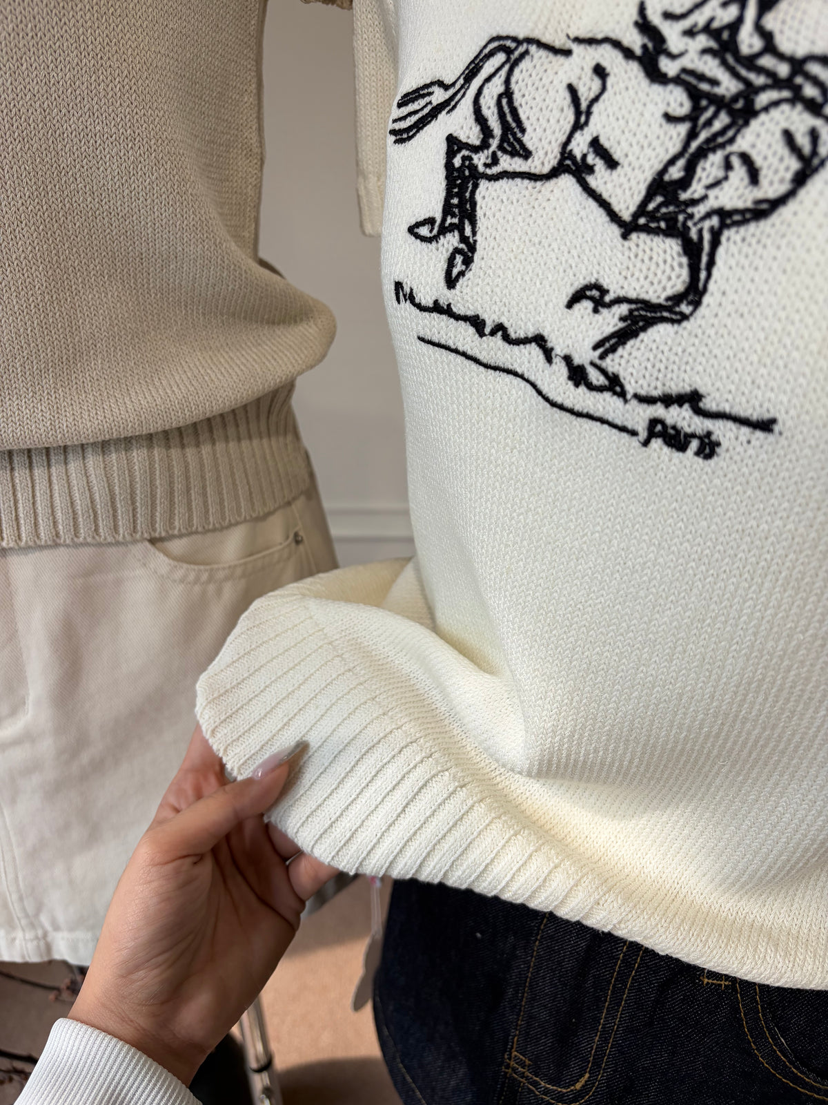 Camille Equestrian Knit Top