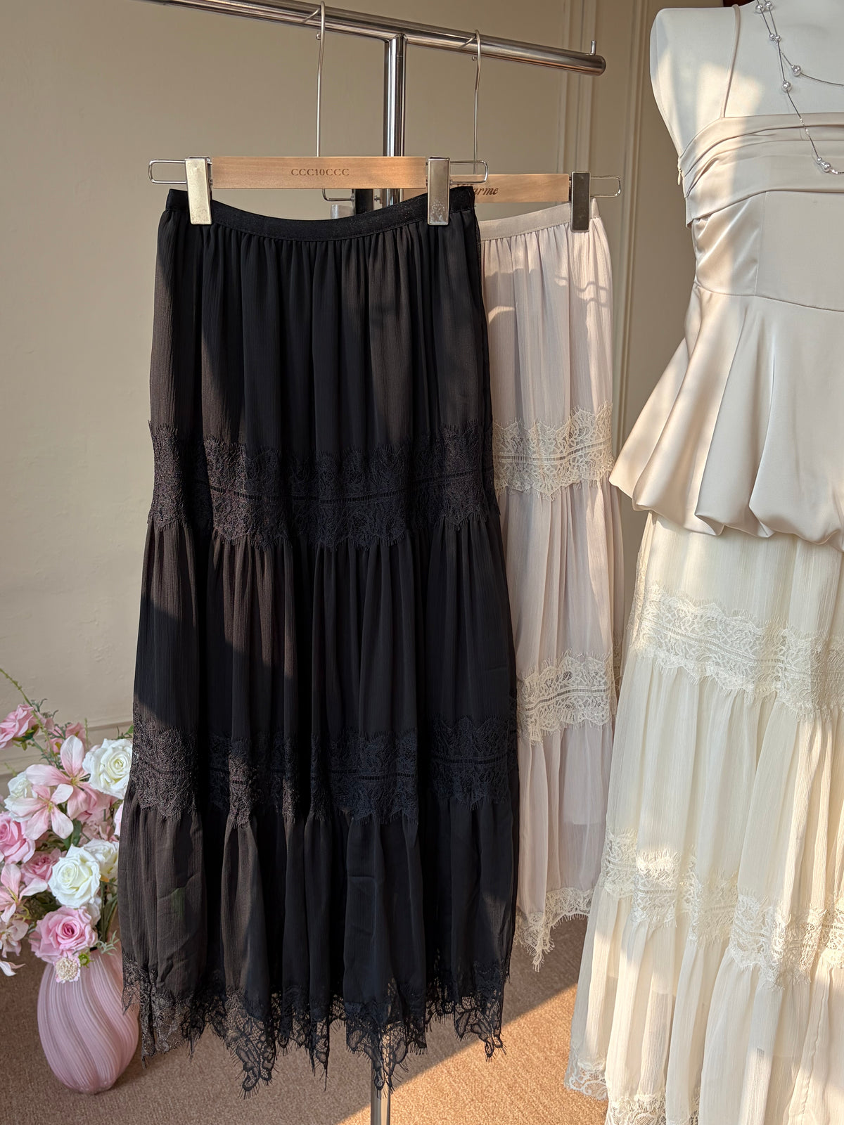Celeste Lace Maxi Skirt