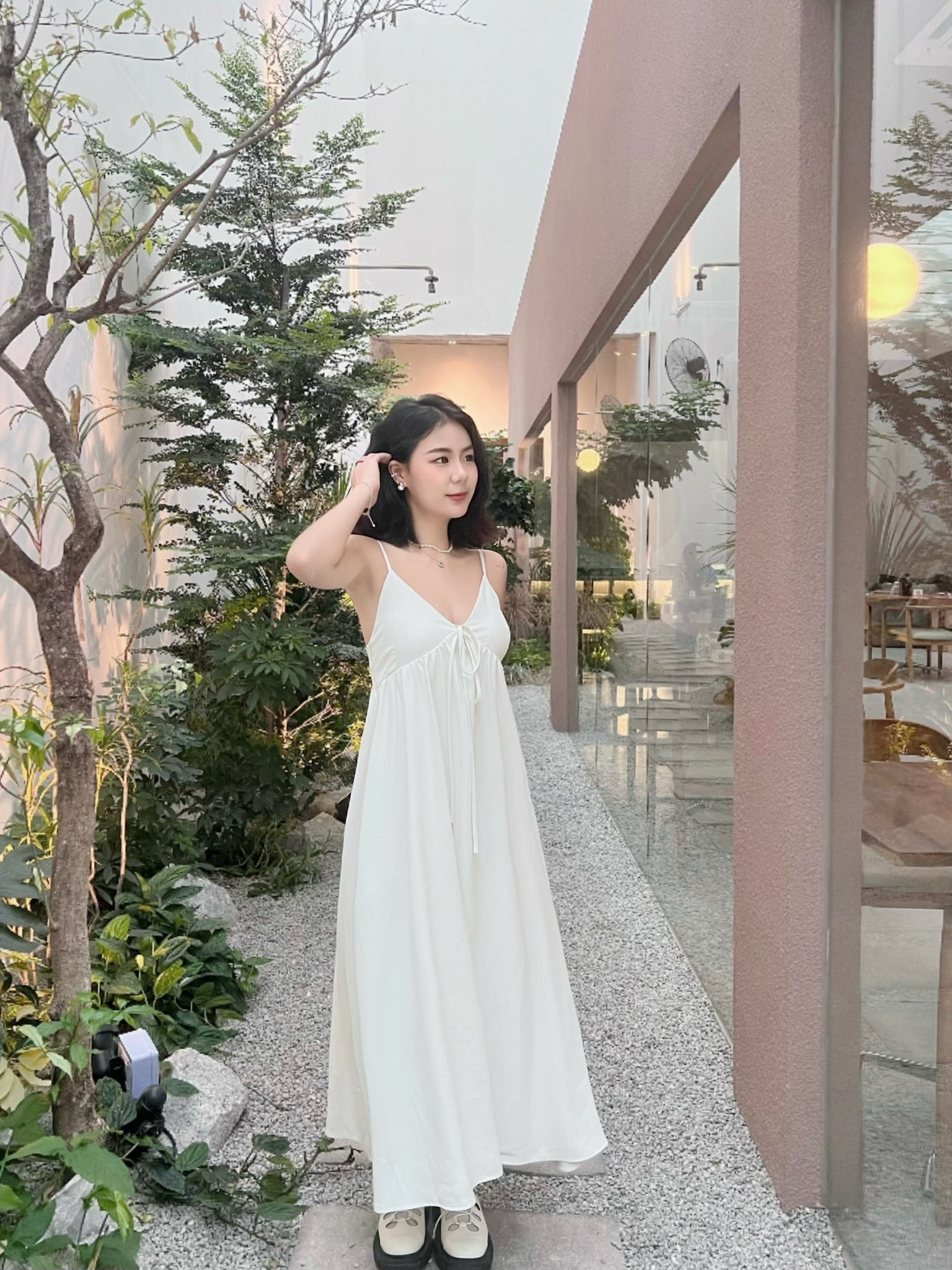 𝘾𝙃𝘼𝙍𝙈𝙀 Constance Dress（Grey）