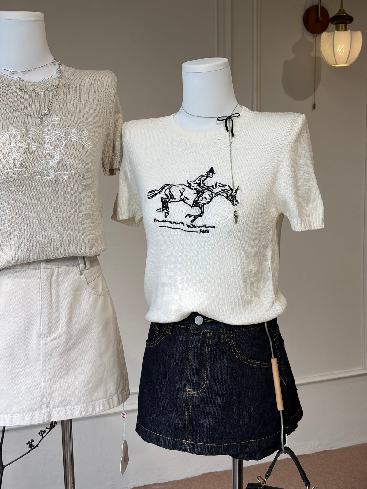 Camille Equestrian Knit Top