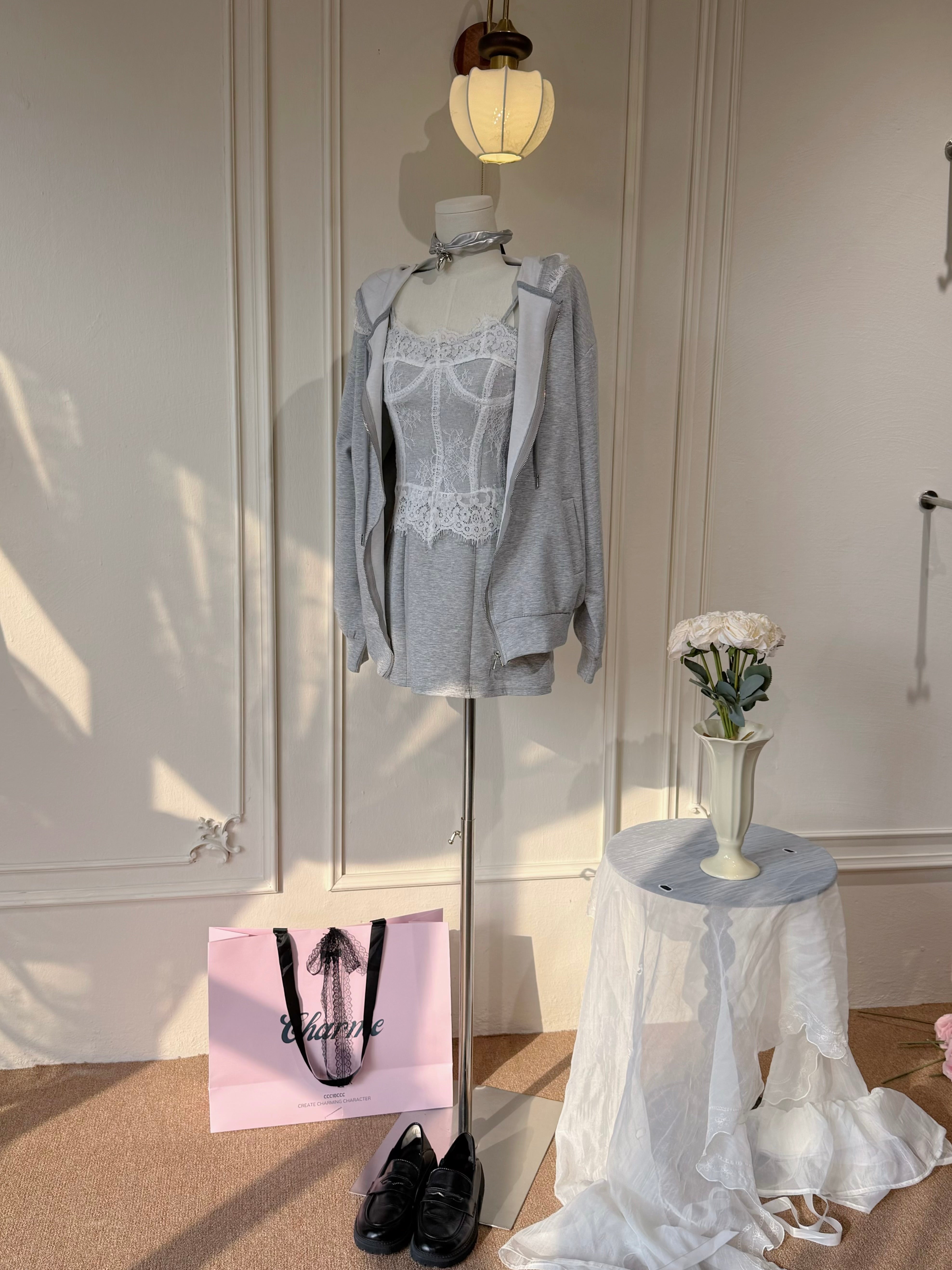 Aspen Set 【连身裙+卫衣外套】