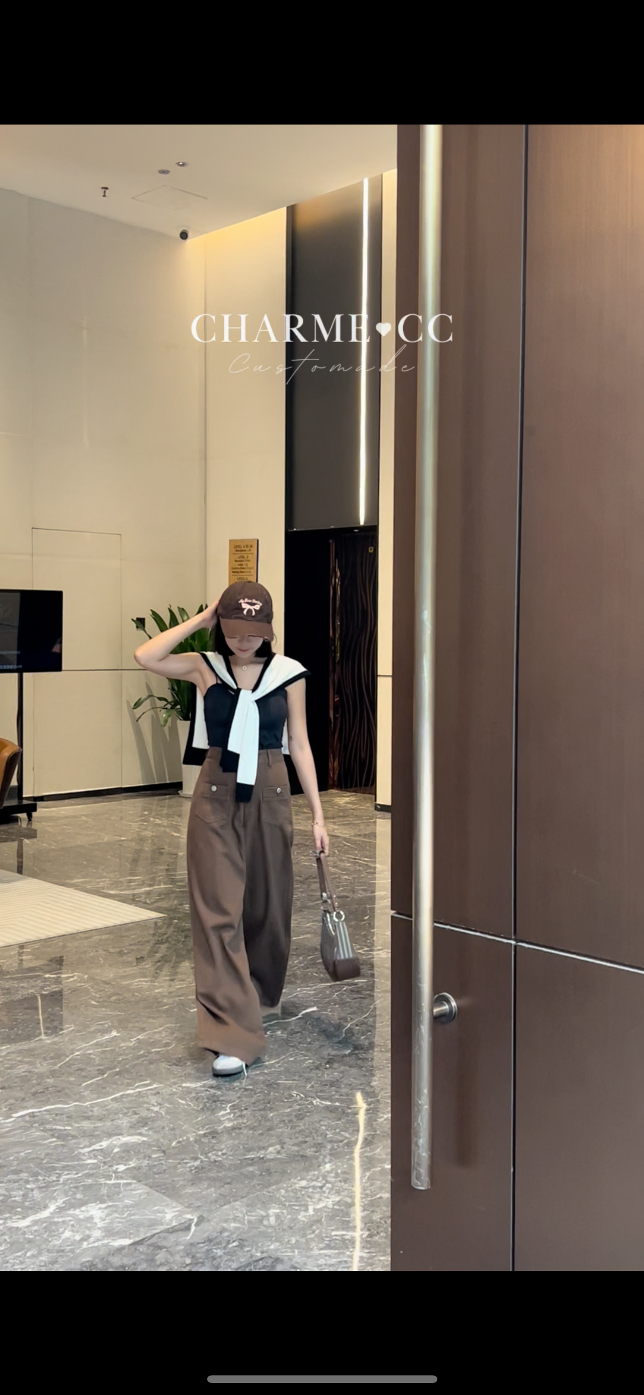 𝘾𝙃𝘼𝙍𝙈𝙀 Simone Pants（Brown）
