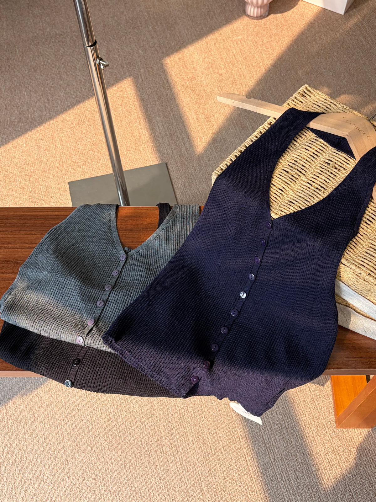 Blair Button Knit