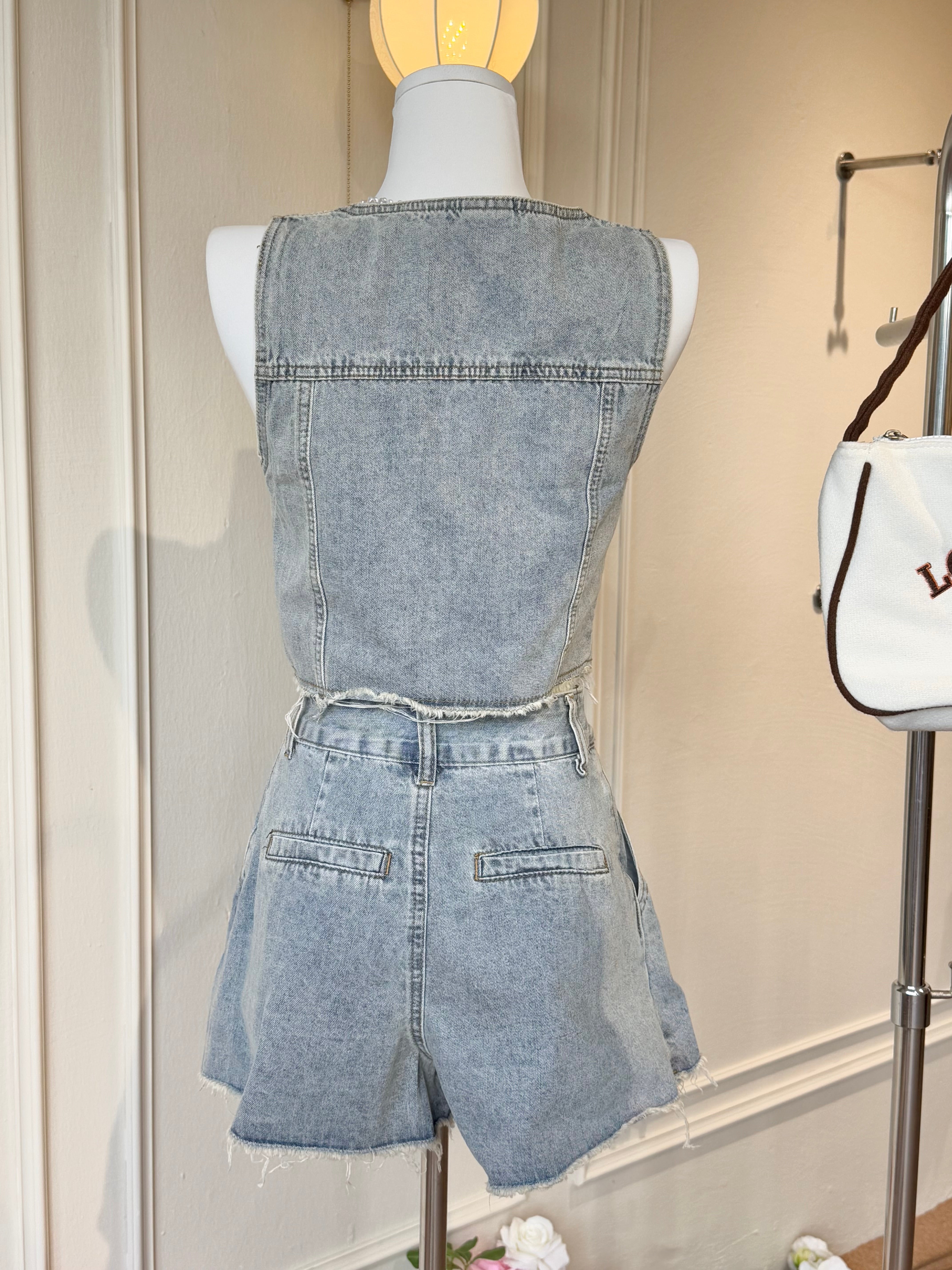 Bess Denim Set