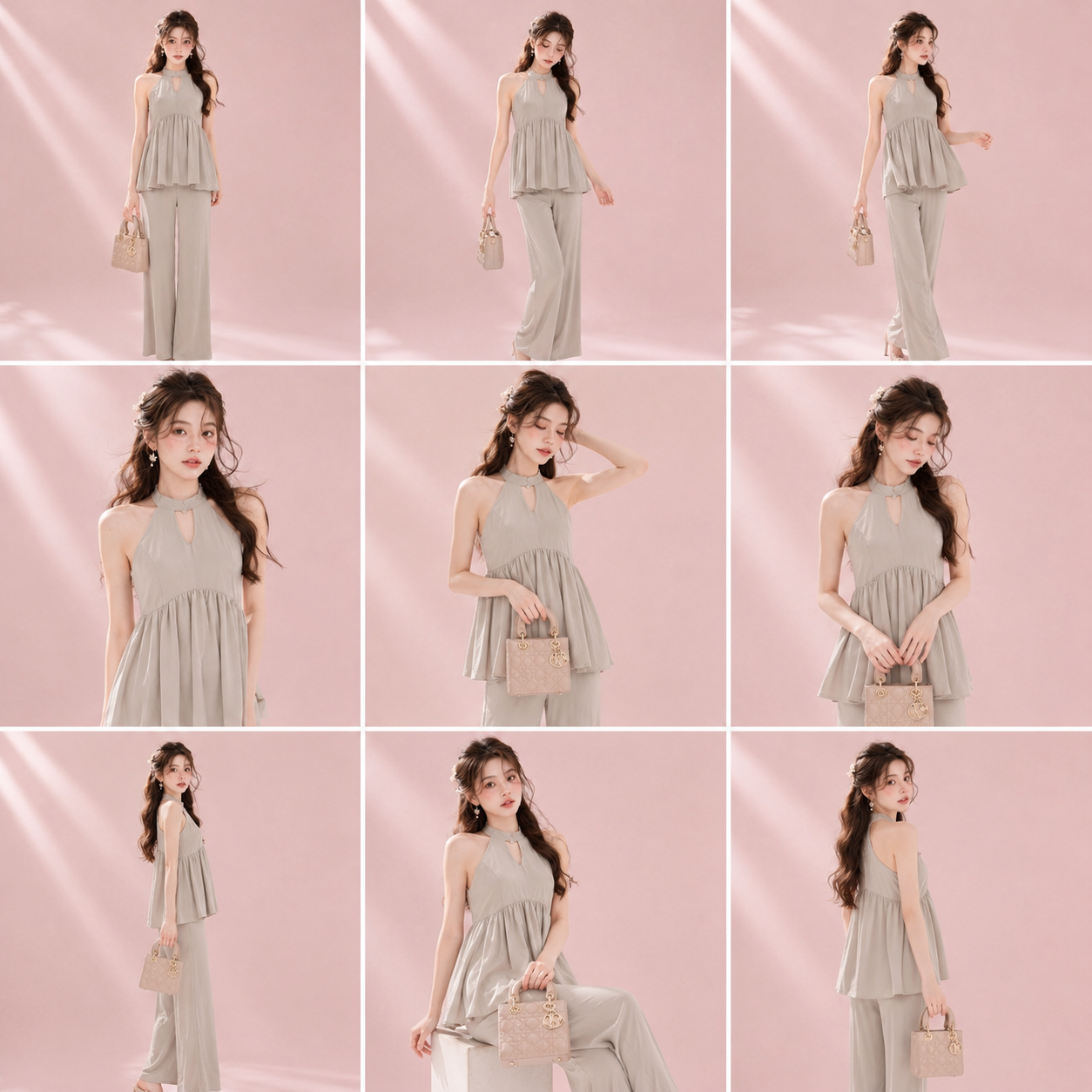 Haltery Grace Set (Beige)