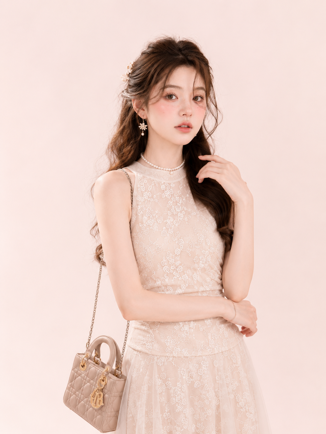 Moonlit Lace Maxi Dress