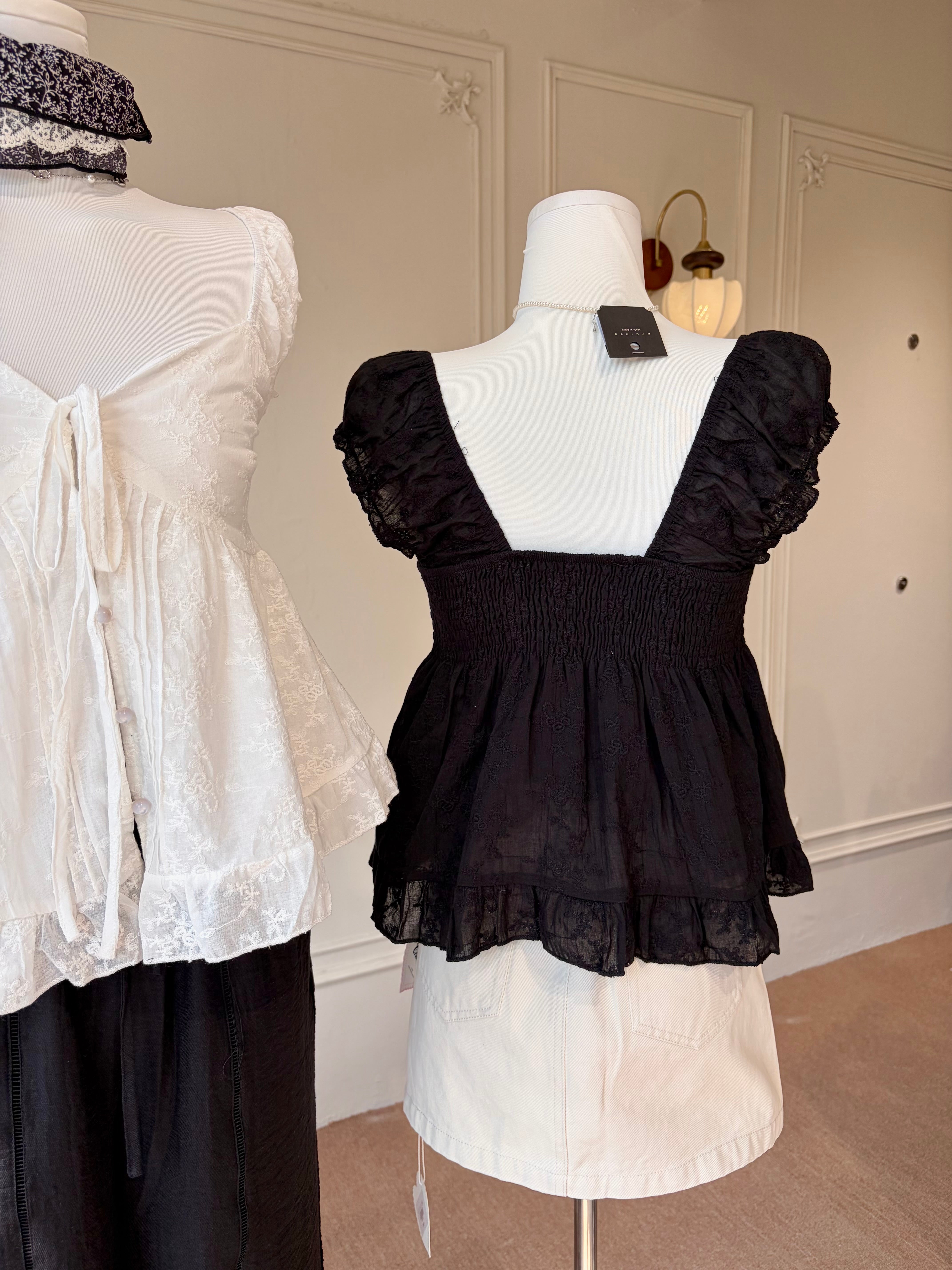 Cara Lace Babydoll Top