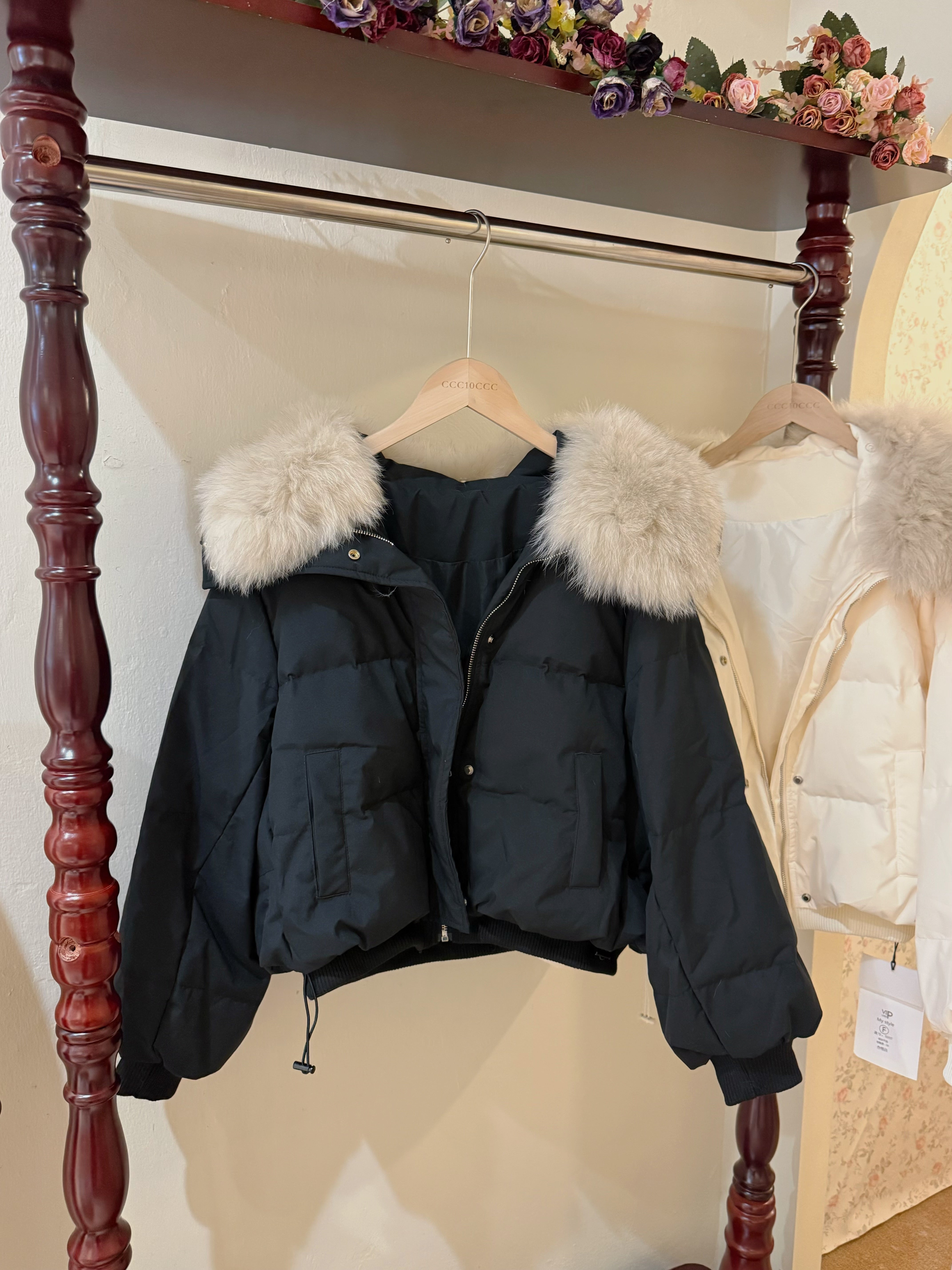 Velours Puffer jacket