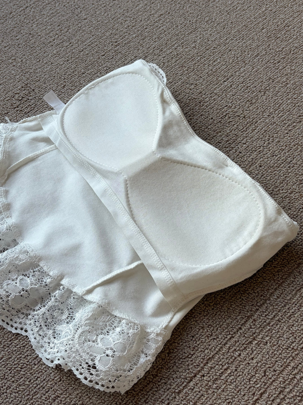 Luna Lace Ribbon Top (Padded)
