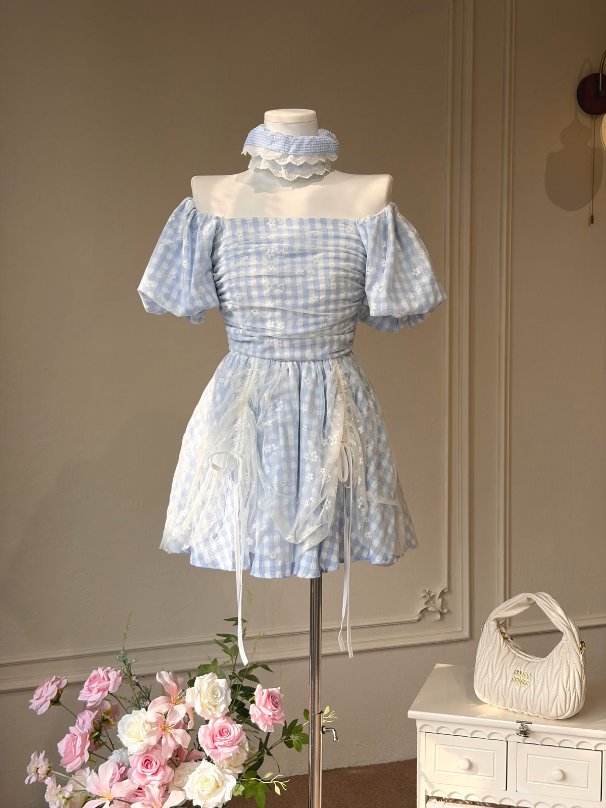 𝘾𝙃𝘼𝙍𝙈𝙀 Clara Gingham Dress