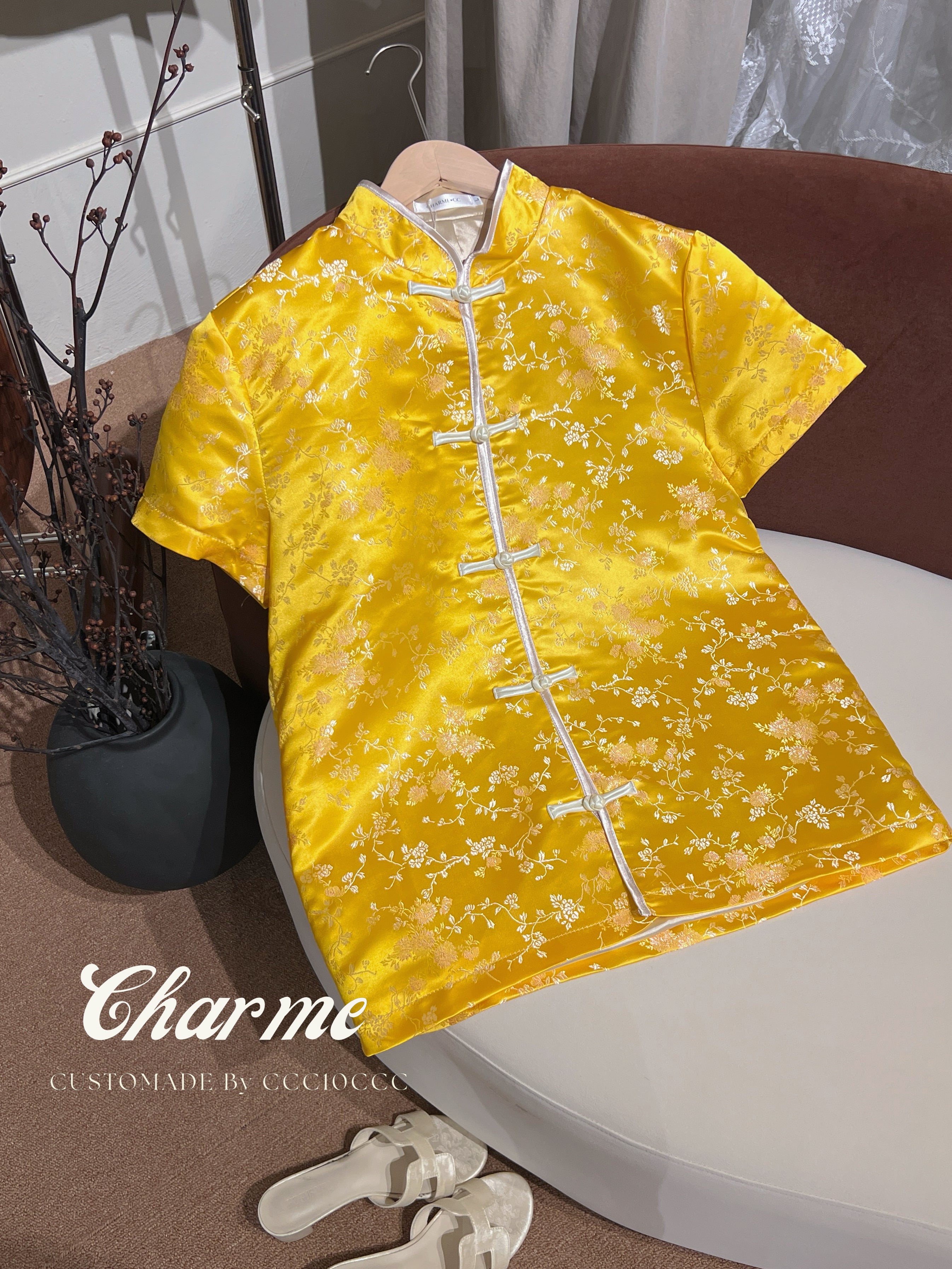 Bella Shirt 唐装 (Gold)