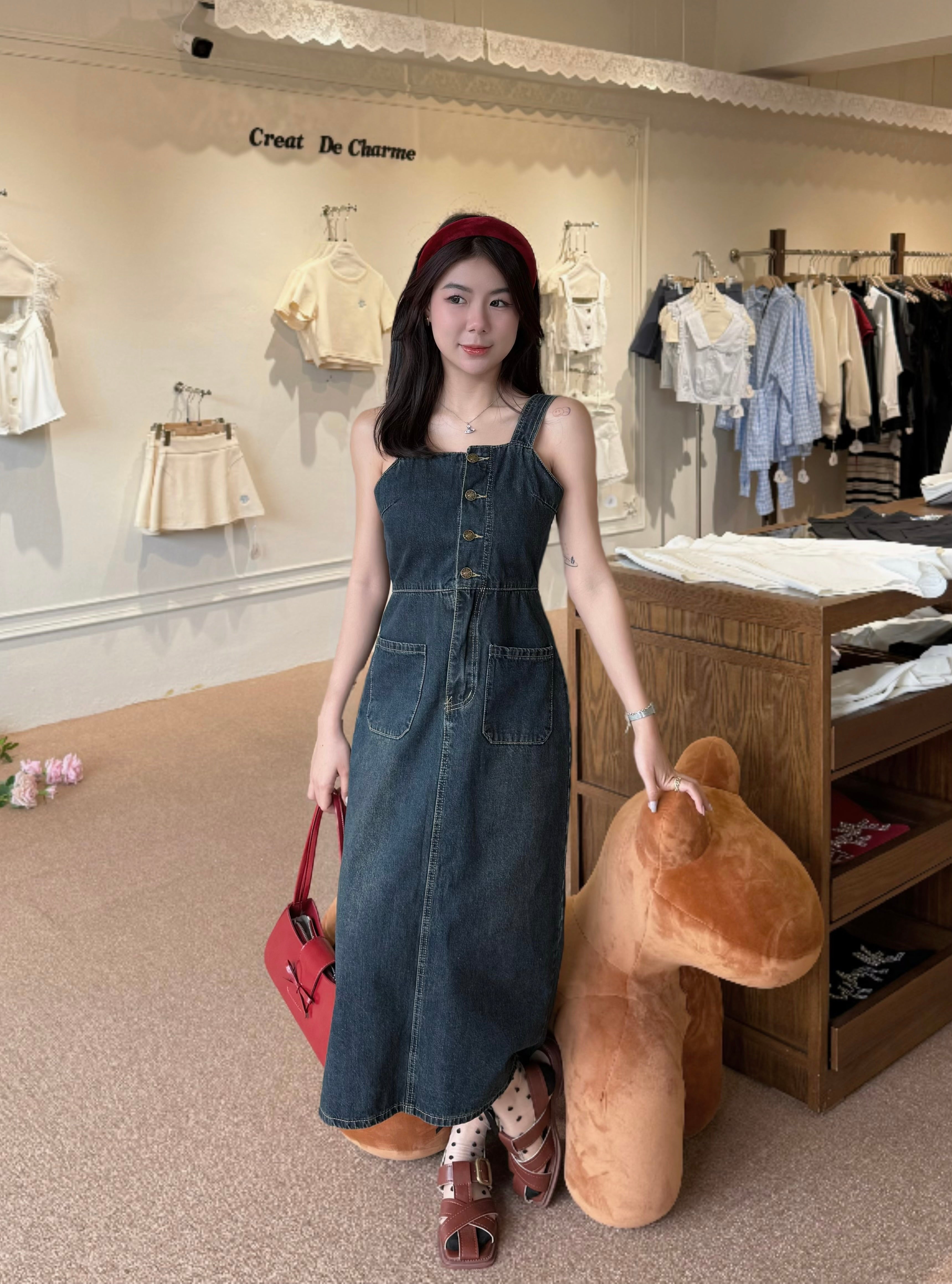Hande Denim Dress